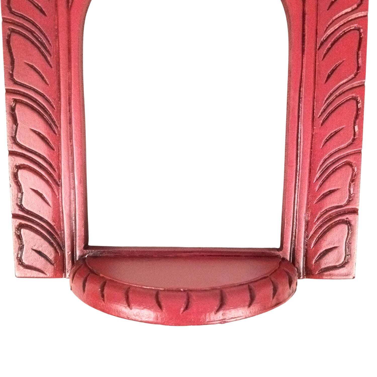 Wooden Jharokha Window Wall Hanging | Rajasthani Decor - 14 inch-Apkamart