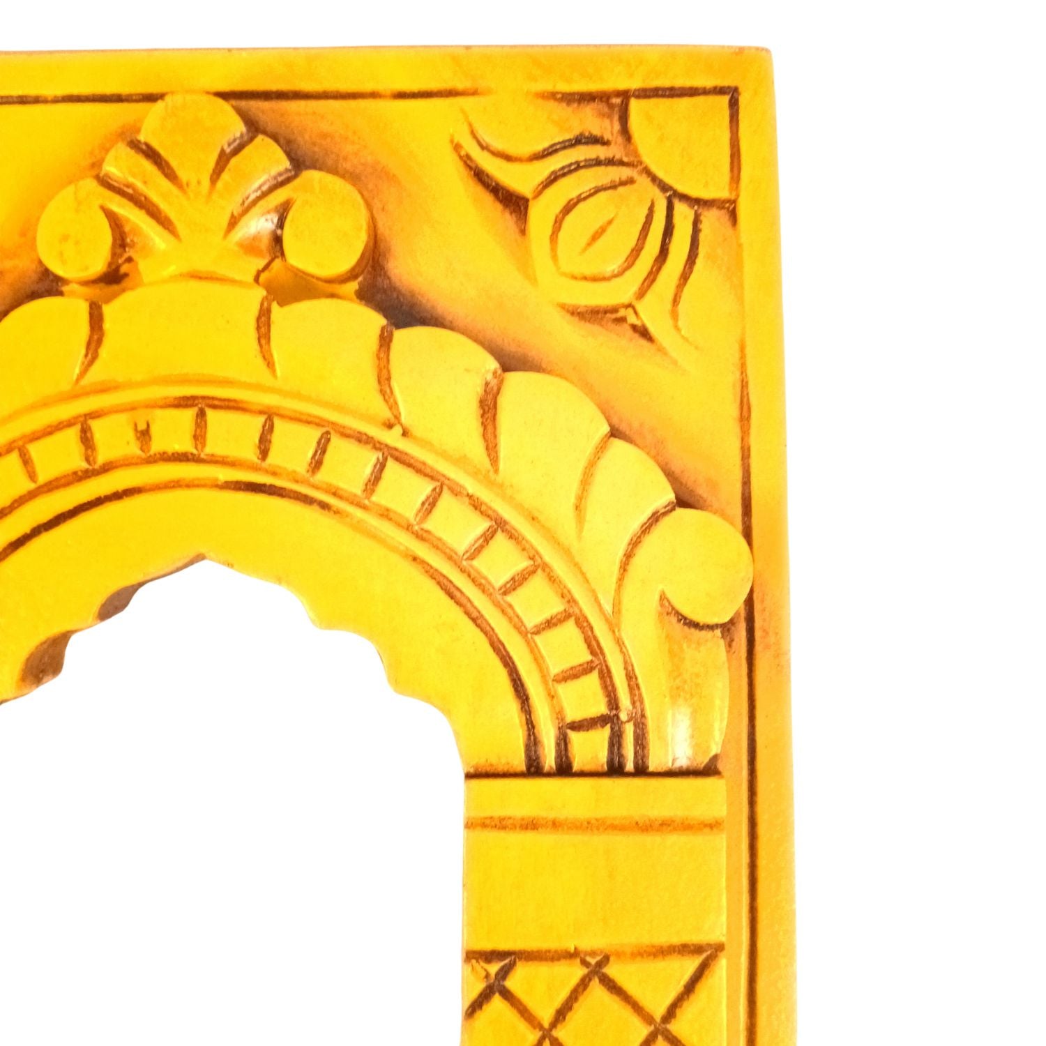 Wooden Jharokha Window Wall Hanging | Rajasthani Decor - 15 inch-Apkamart