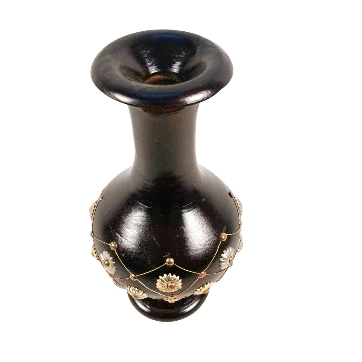 Wooden Decorative Vase (Set of 2) – 12 Inch
