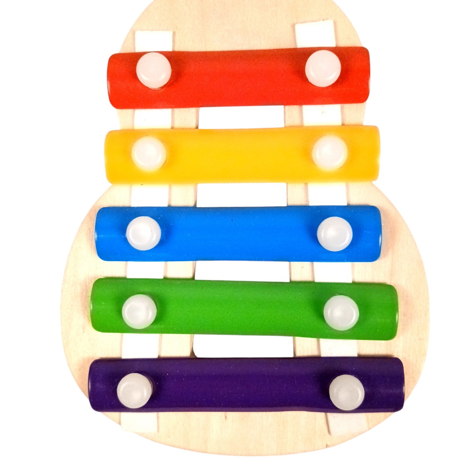 Wooden Xylophone Toy with 2 Mallets - 5 Note | Musical Instruments / Toys | Sound Learning - for Toddlers, Preschoolers, Boys, Girls, Christmas, Birthday Gift - 8 Inch - Apkamart