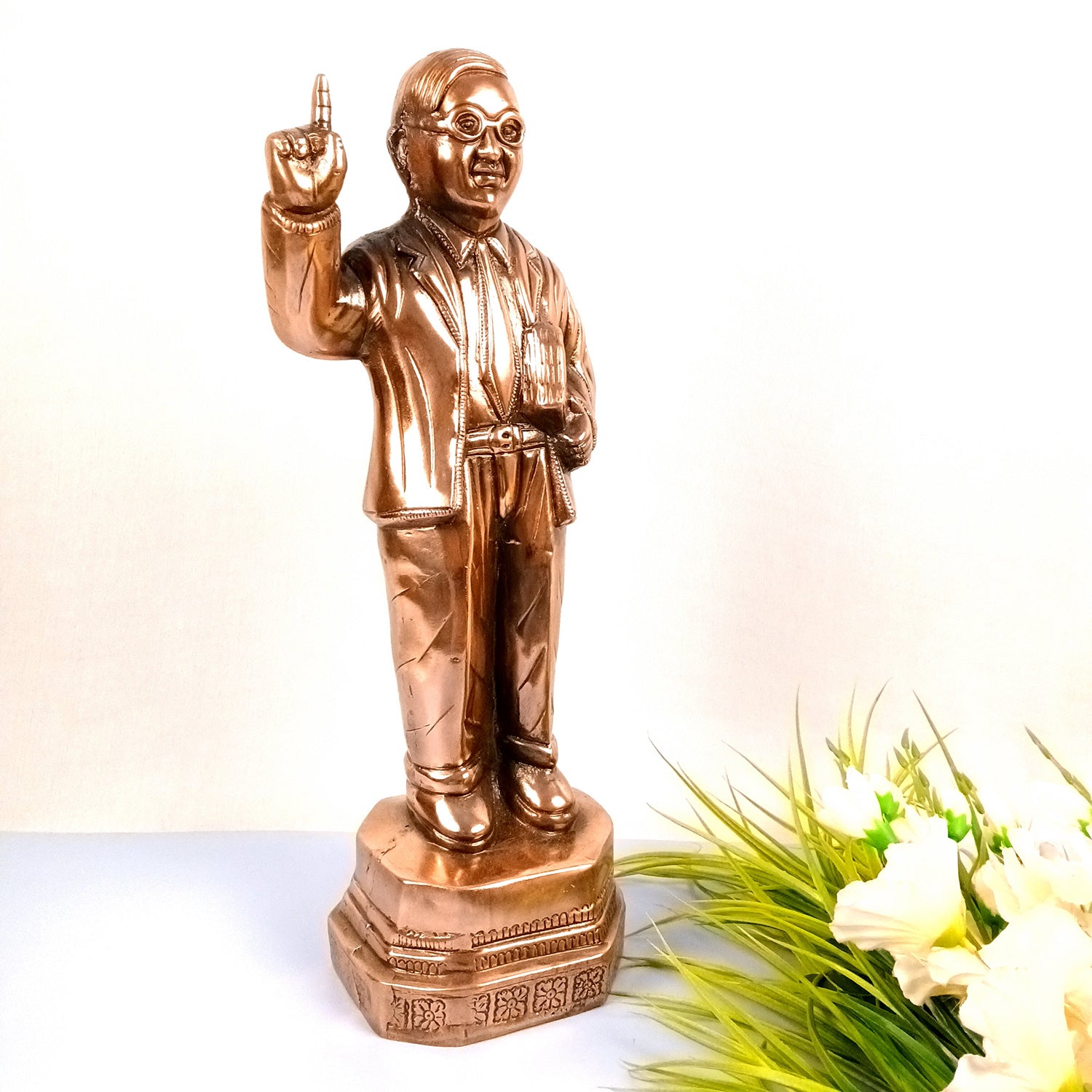 Dr. Ambedkar Statue | Baba Saheb Bhimrao Ambedkar Figurine Murti - for Home, Table Decor, Office, School, College - 21 Inch - Apkamart