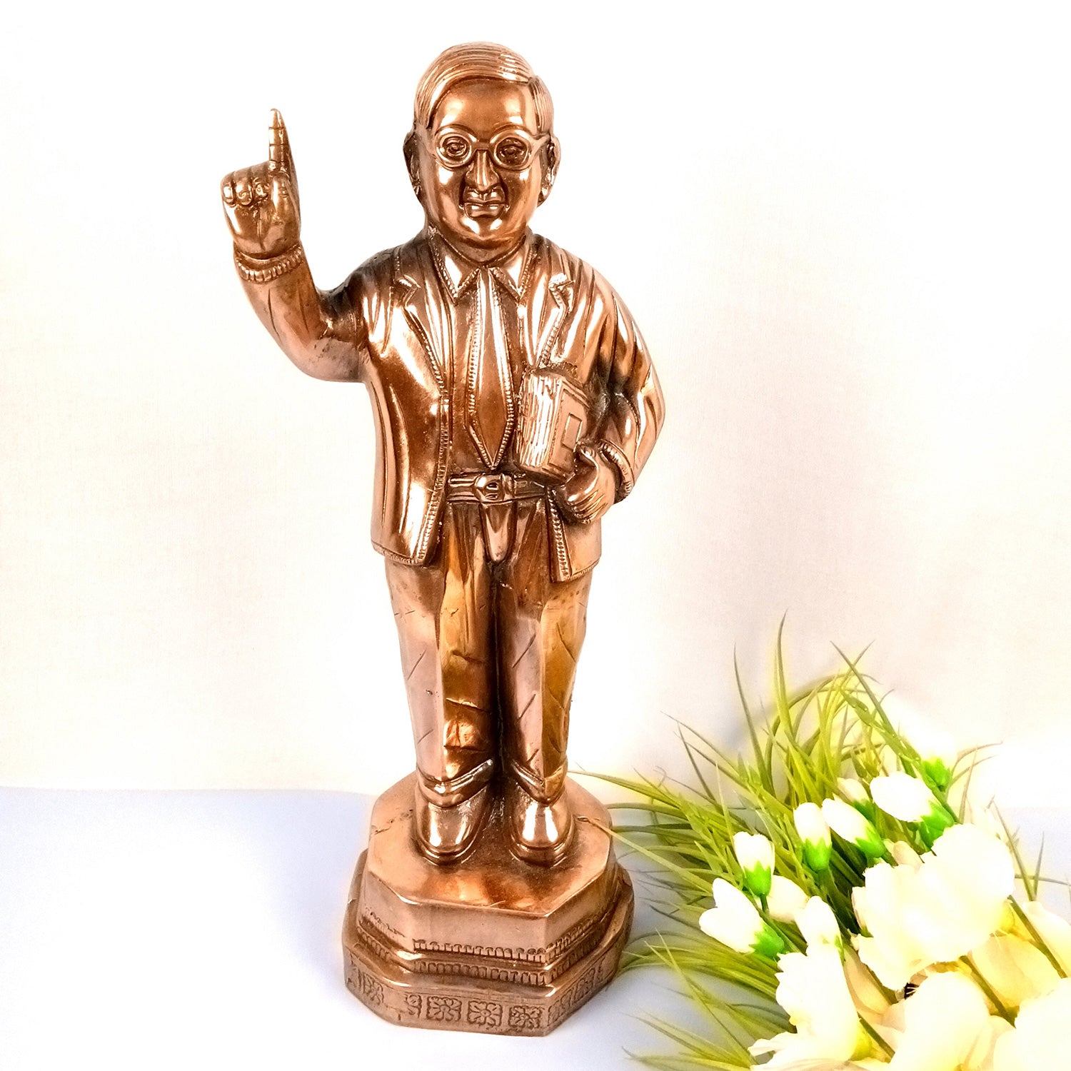 Dr. Ambedkar Statue | Baba Saheb Bhimrao Ambedkar Figurine Murti - for Home, Table Decor, Office, School, College - 21 Inch - Apkamart