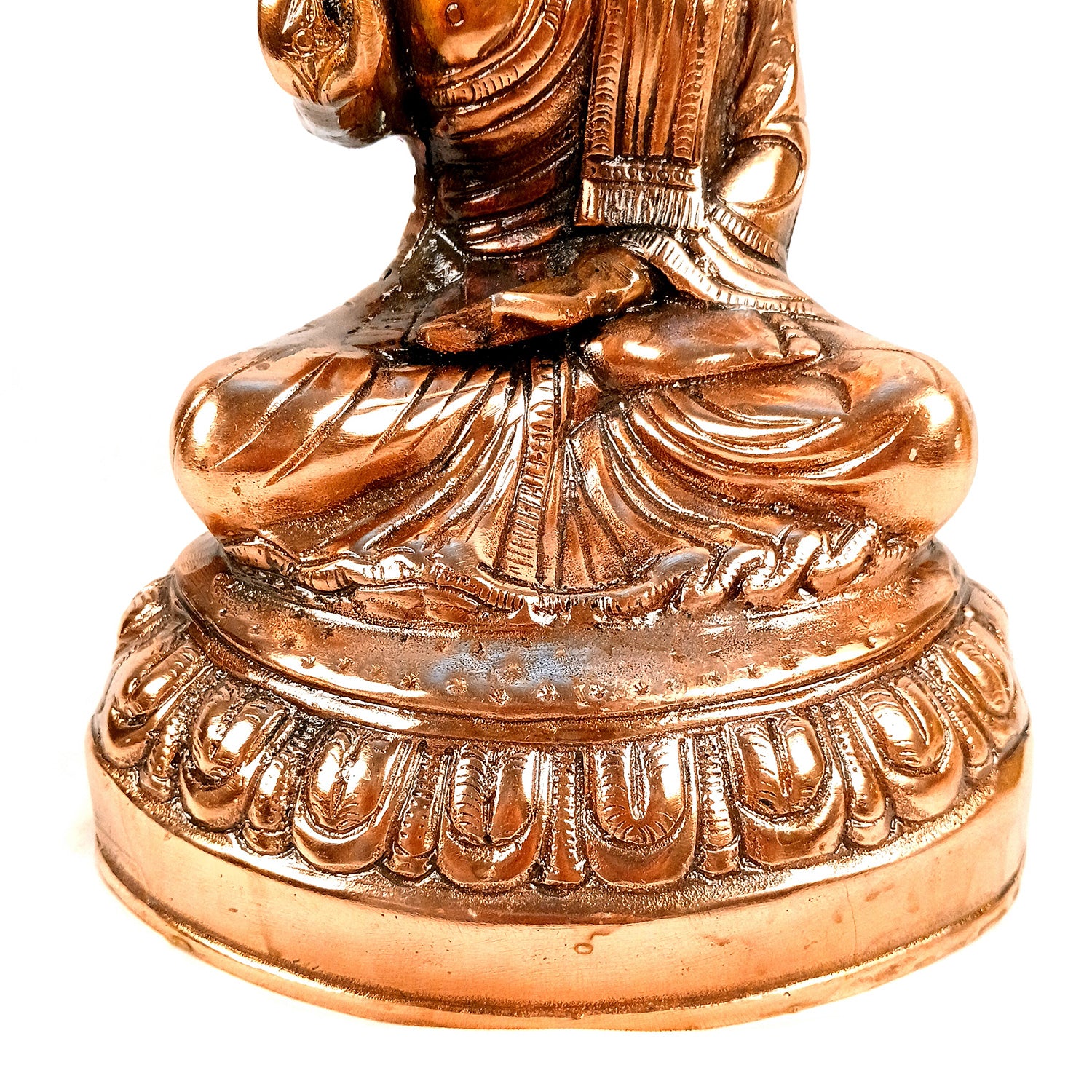 Buddha Statue | Bhagwan Buddha Idol Showpiece - For Living room, Home, Table, Shelf, Office Decor & Gift - 13 Inch - Apkamart