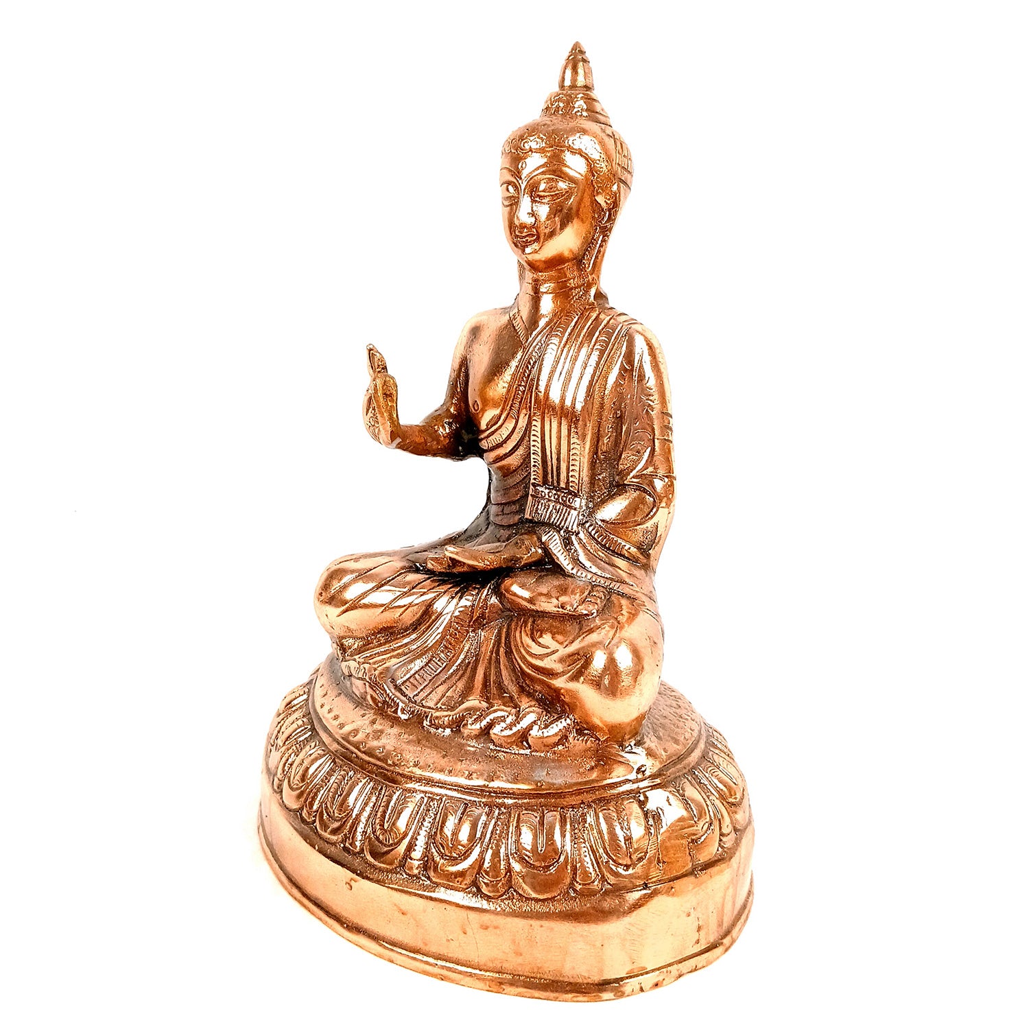 Buddha Statue | Bhagwan Buddha Idol Showpiece - For Living room, Home, Table, Shelf, Office Decor & Gift - 13 Inch - Apkamart