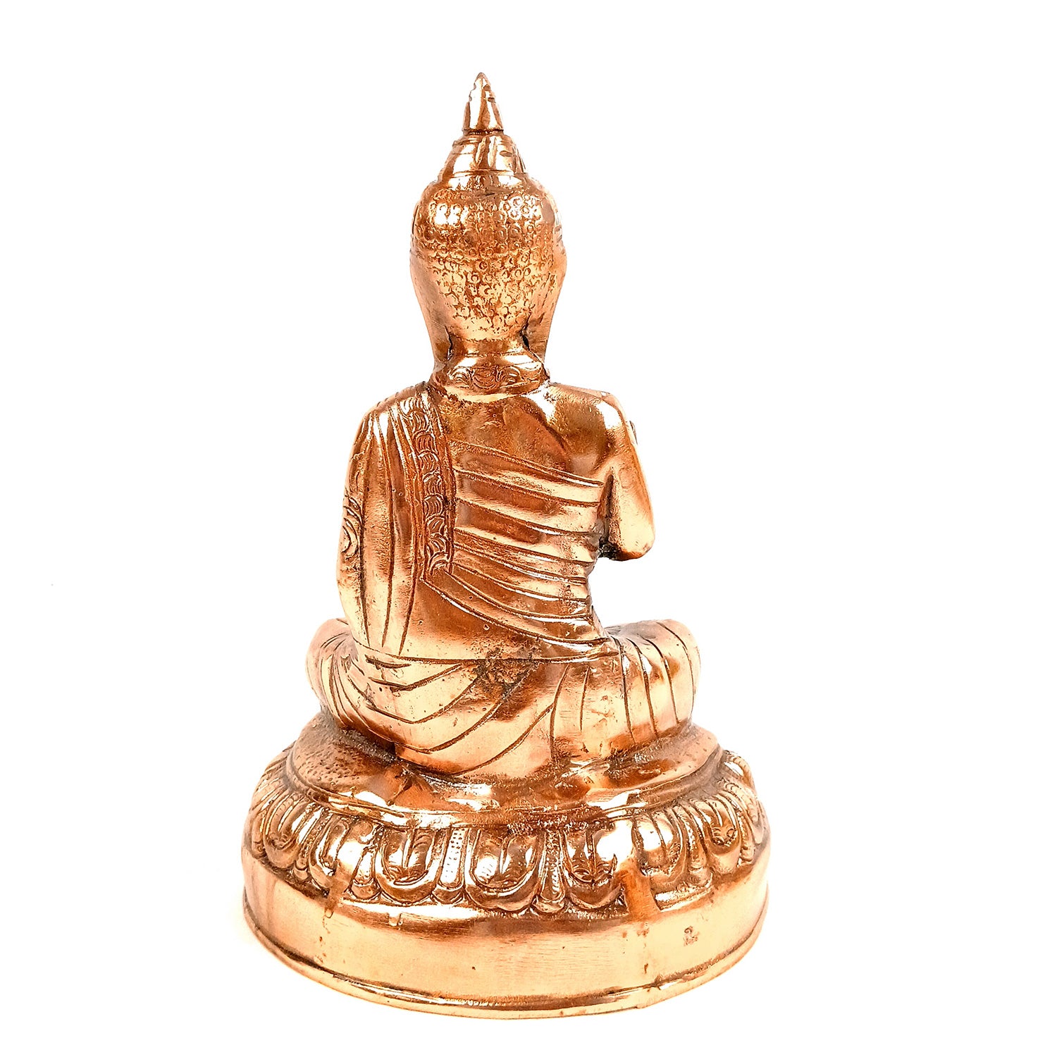 Buddha Statue | Bhagwan Buddha Idol Showpiece - For Living room, Home, Table, Shelf, Office Decor & Gift - 13 Inch - Apkamart