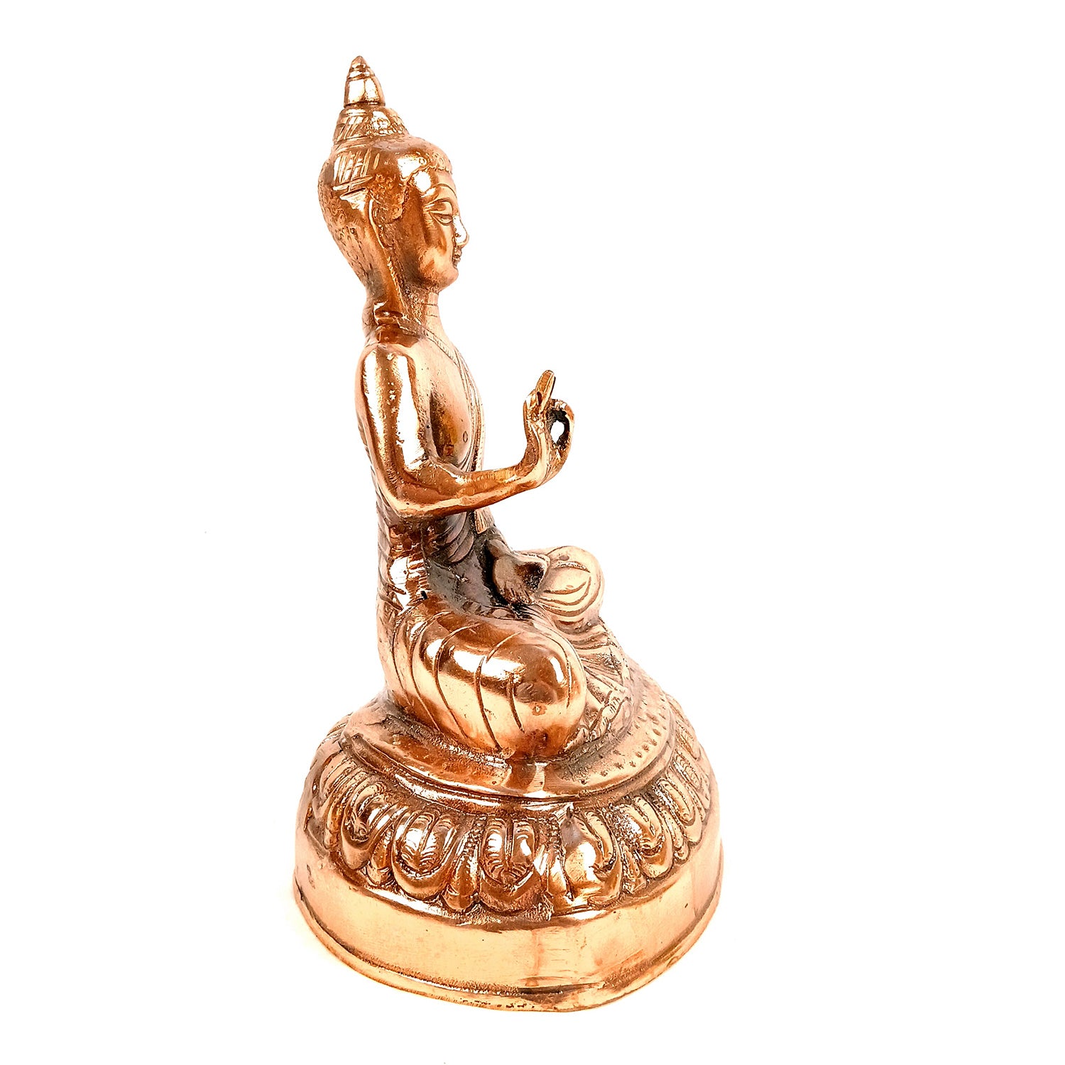 Buddha Statue | Bhagwan Buddha Idol Showpiece - For Living room, Home, Table, Shelf, Office Decor & Gift - 13 Inch - Apkamart