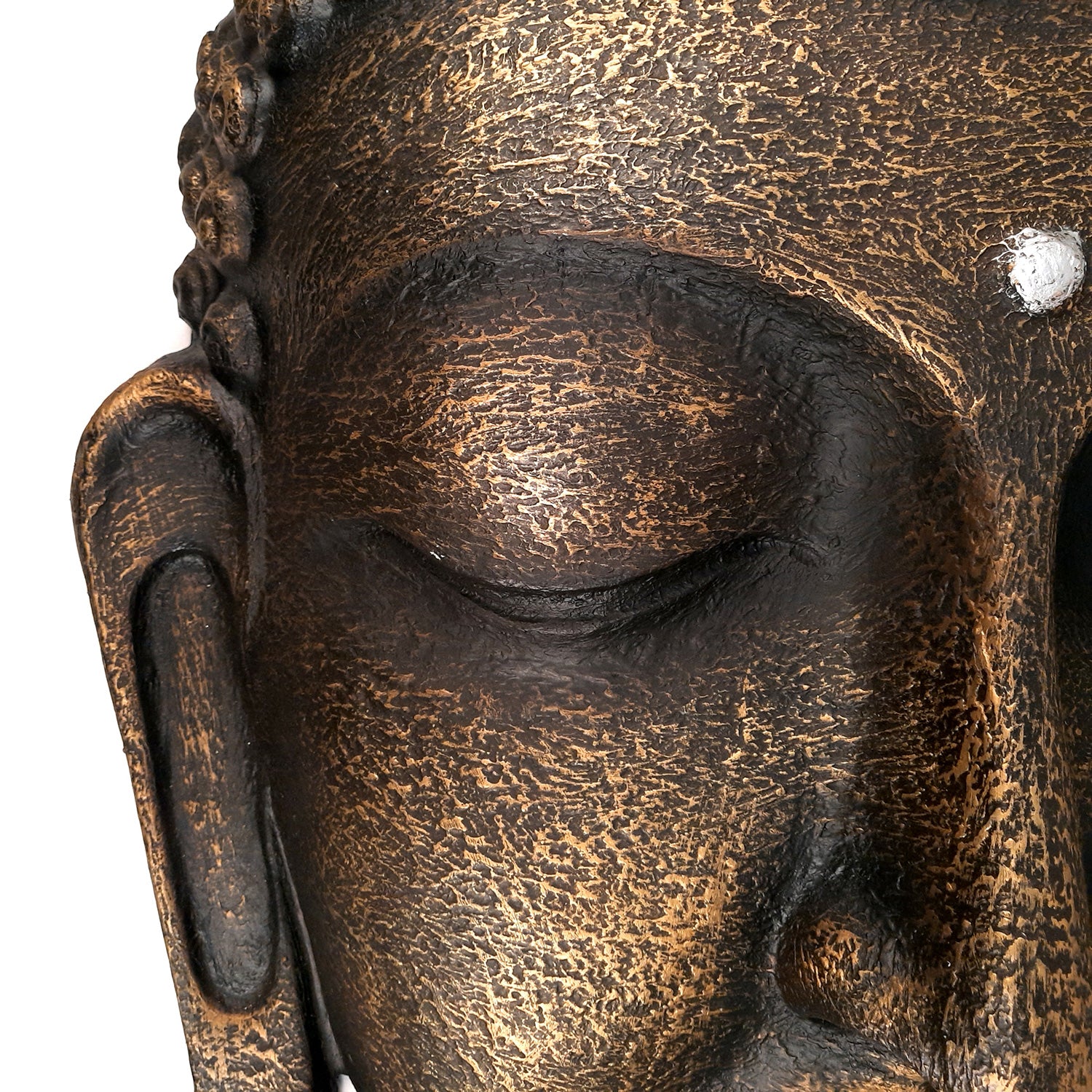 Buddha Face Wall Hanging | Big Buddha Wall decor - For Living Room, Home Decor & Gifts - 37 Inch - apkamart