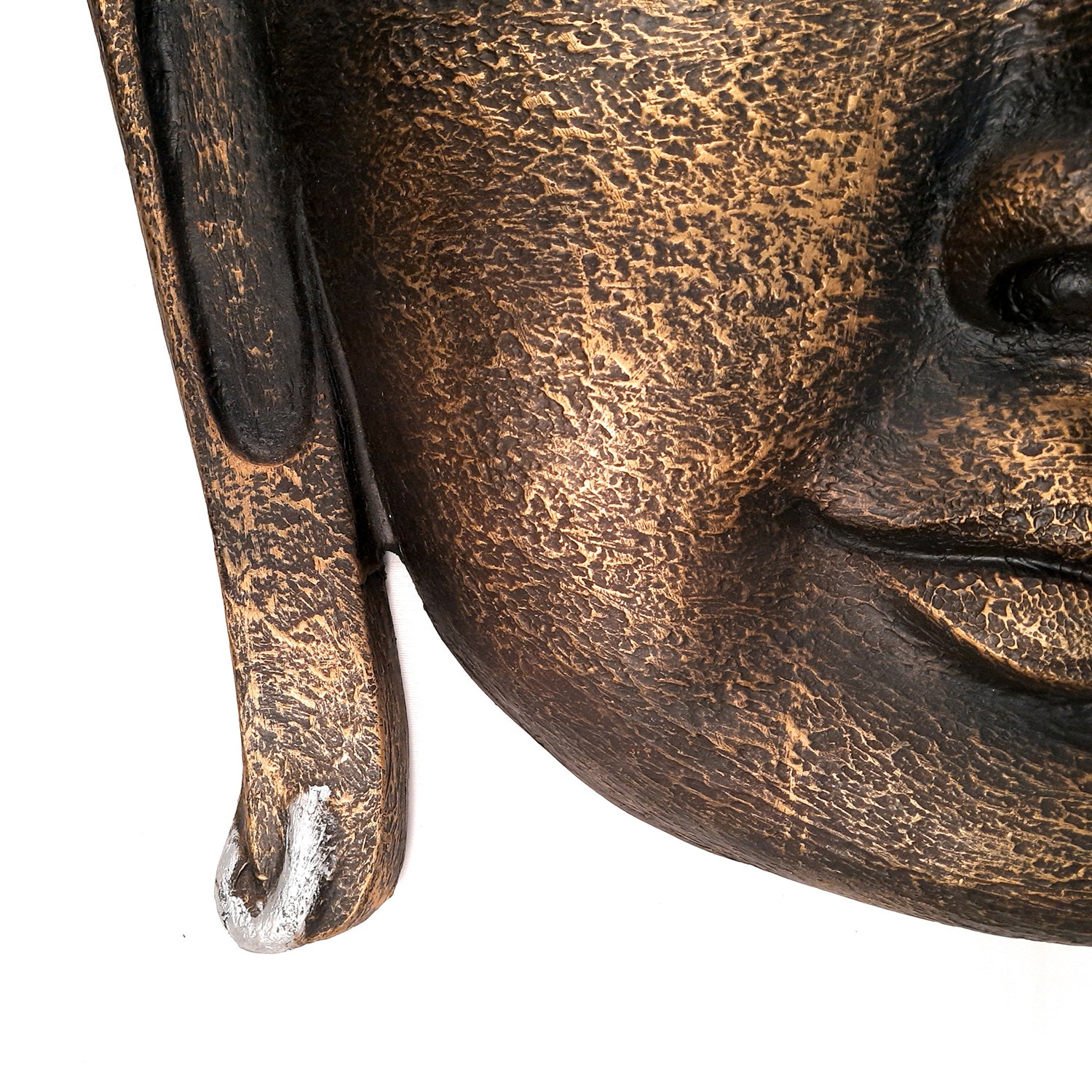 Buddha Face Wall Hanging | Big Buddha Wall decor - For Living Room, Home Decor & Gifts - 37 Inch - apkamart