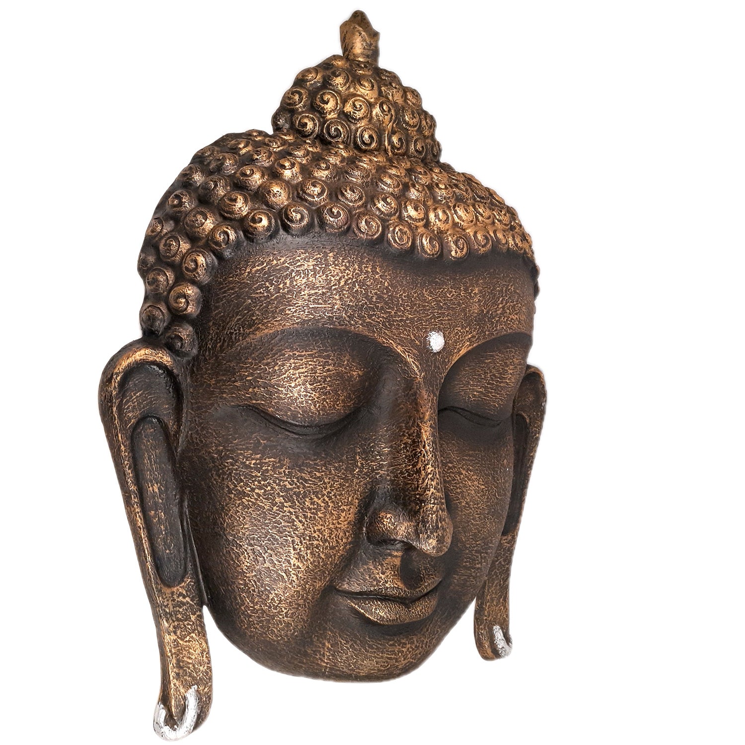 Buddha Face Wall Hanging | Big Buddha Wall decor - For Living Room, Home Decor & Gifts - 37 Inch - apkamart