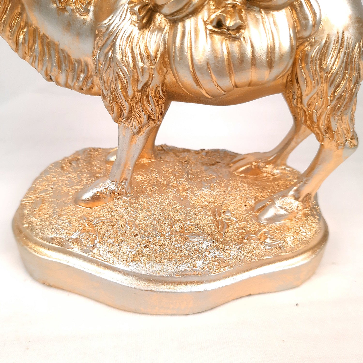 Camel Showpiece With Detachable Tray | Camel Statue | Decorative Items - for Home, Table, Living Room, Corner Decor & Gifts - 8 Inch - Apkamart #Color_Golden