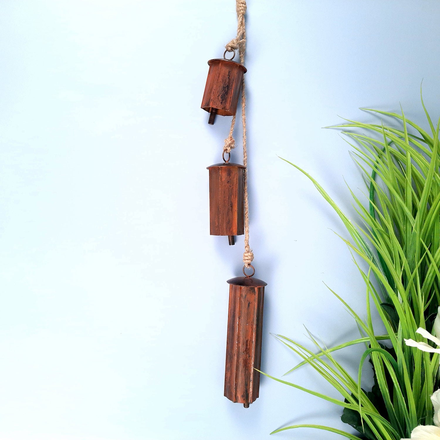 Windchime Hangings - Cow Bell Design | Wind Chimes for Fengshui - for Vastu, Balcony, Garden, Good Luck, Home Decor & Gifts - 25 Inch