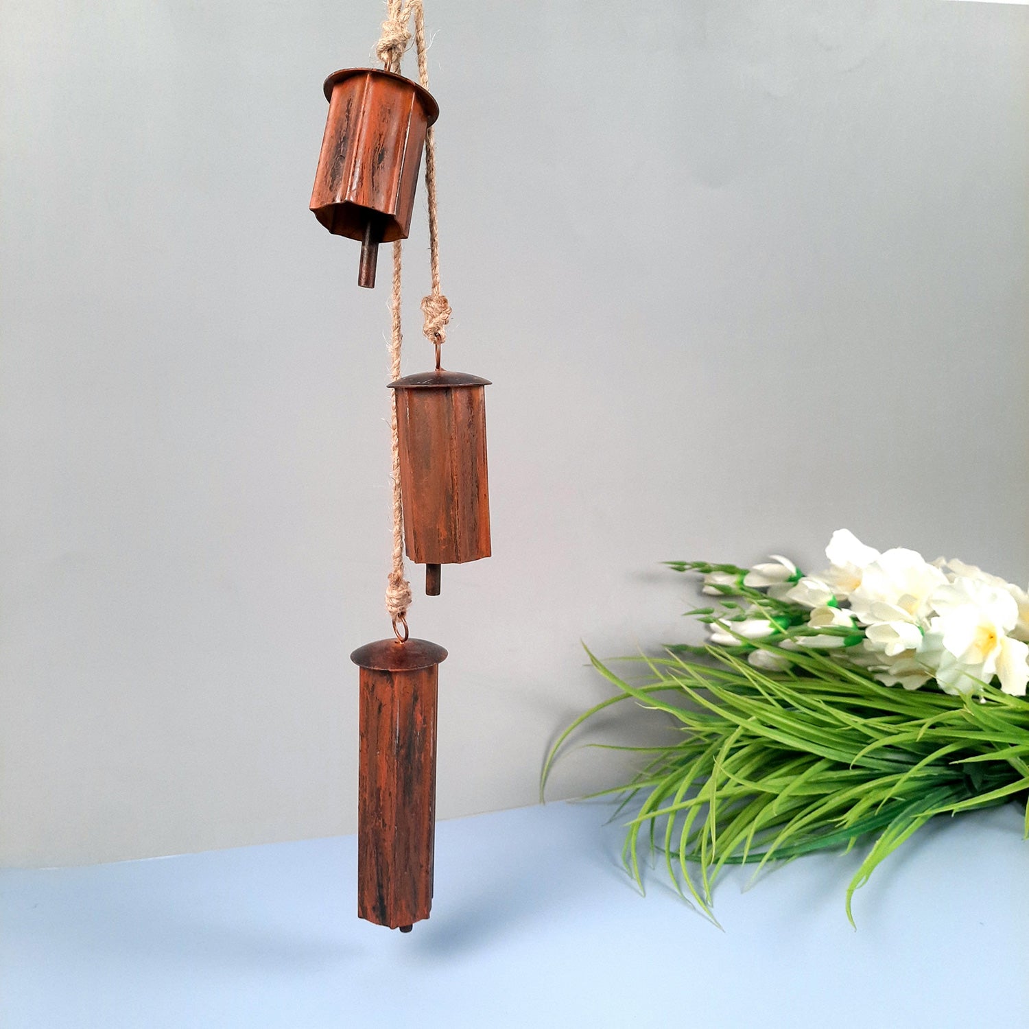 Windchime Hangings - Cow Bell Design | Wind Chimes for Fengshui - for Vastu, Balcony, Garden, Good Luck, Home Decor & Gifts - 25 Inch