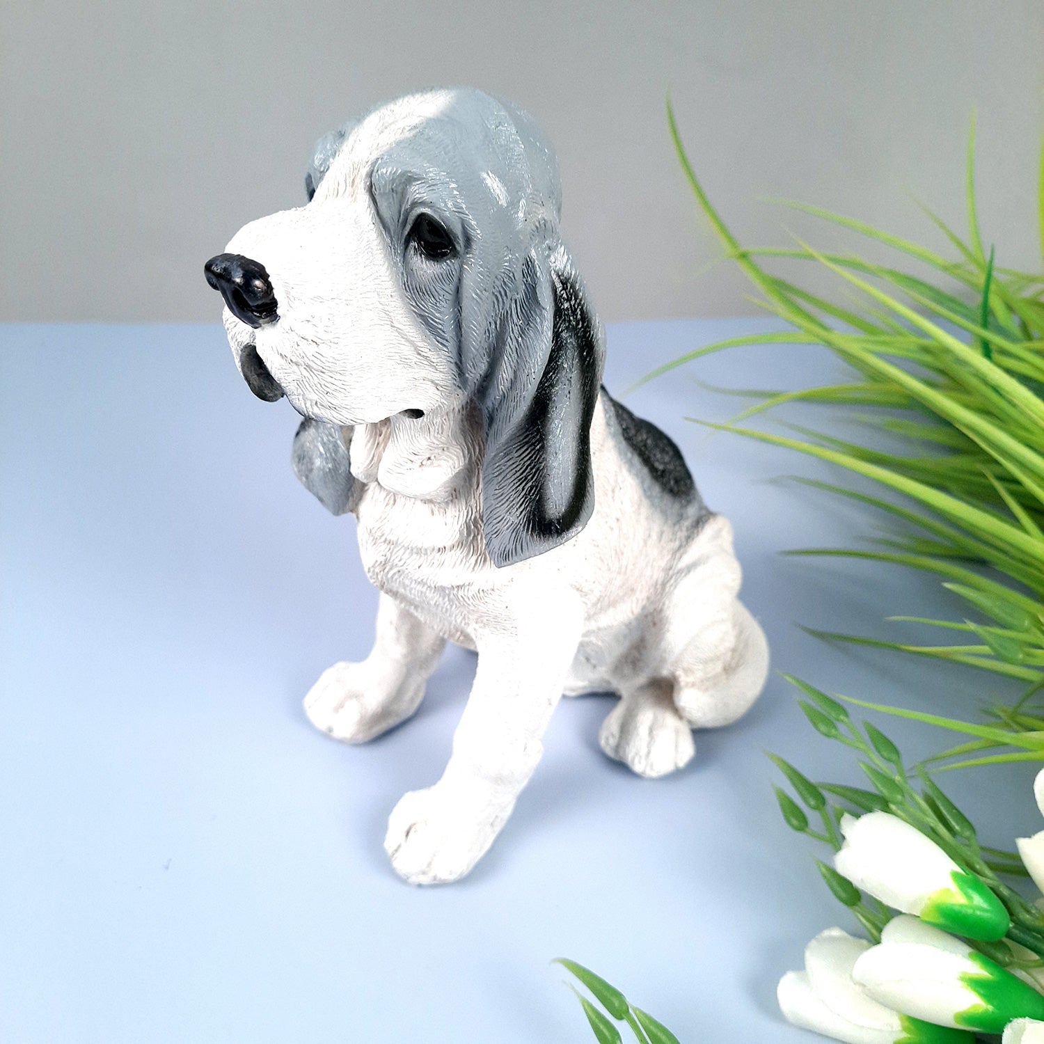 Dog Showpiece Statue | Animal Figurines | Home Decor Showpieces - Home, Table, Living Room, Indoor/Outdoor, Garden Decor & Gift - Apkamart #Style_Style 7