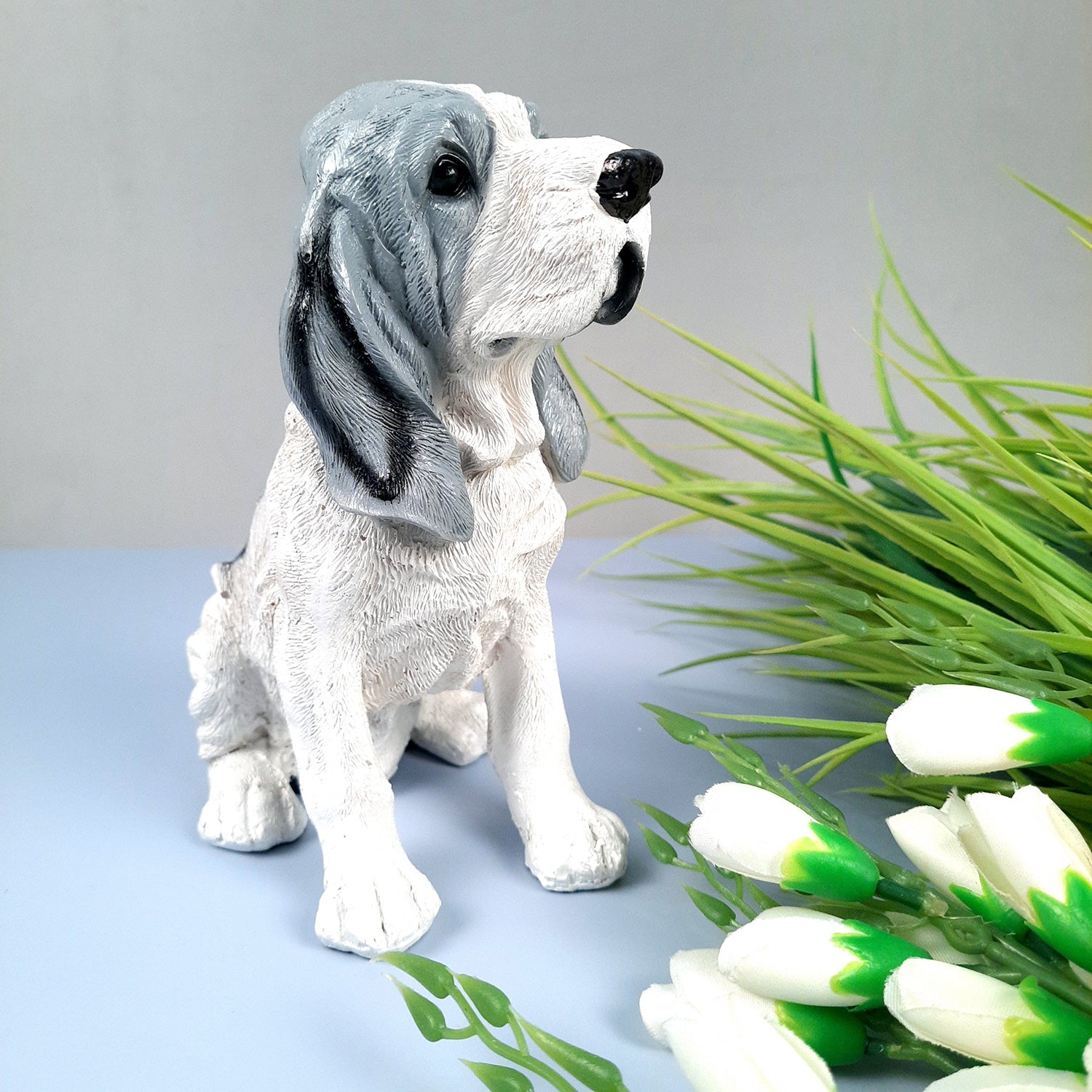 Dog Showpiece Statue | Animal Figurines | Home Decor Showpieces - Home, Table, Living Room, Indoor/Outdoor, Garden Decor & Gift - Apkamart #Style_Style 7