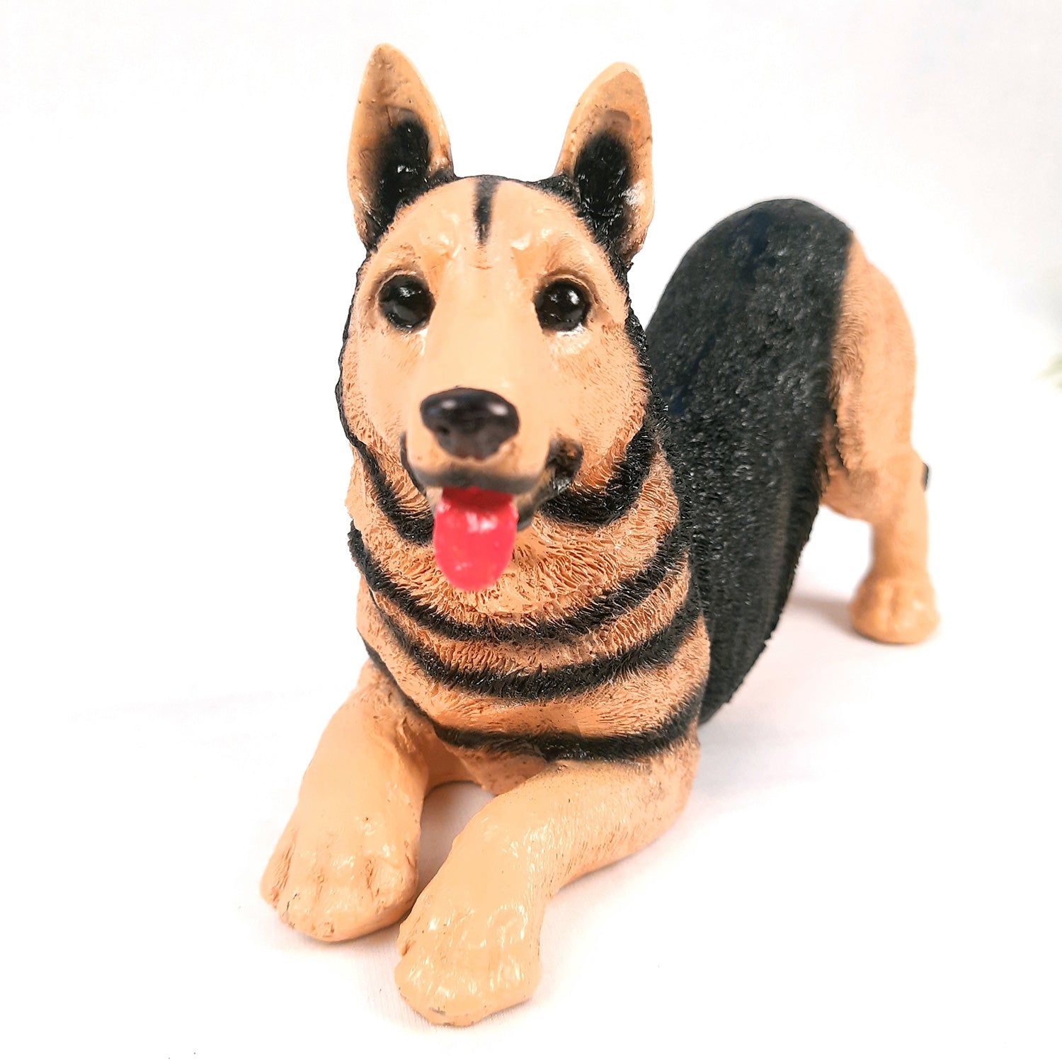 Dog Showpiece Statue | Animal Figurines | Home Decor Showpieces - Home, Table, Living Room, Indoor/Outdoor, Garden Decor & Gift - Apkamart #Style_Style 2