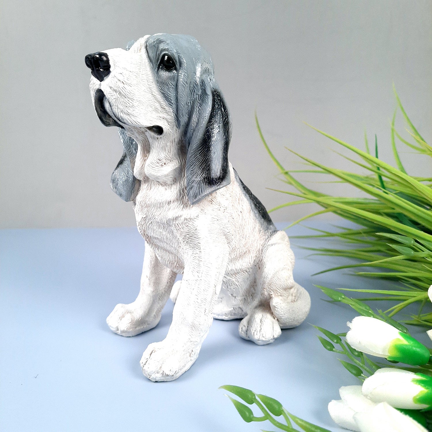 Dog Showpiece Statue | Animal Figurines | Home Decor Showpieces - Home, Table, Living Room, Indoor/Outdoor, Garden Decor & Gift - Apkamart #Style_Style 7