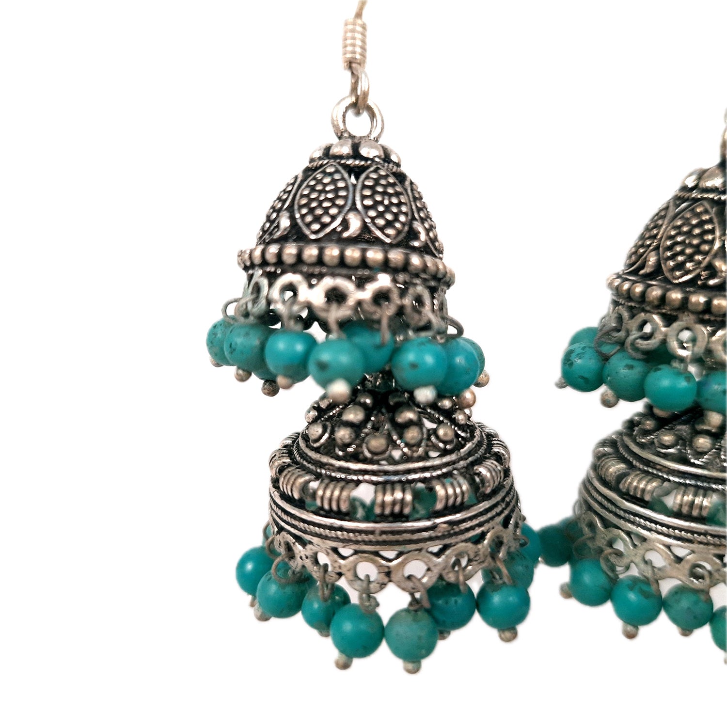 Earrings Jhumka - for Girls and Women | Oxidised Jewelry | Latest Stylish Fashion Jewellery | Gifts for Her, Friendship Day, Valentine's Day Gift - apkamart