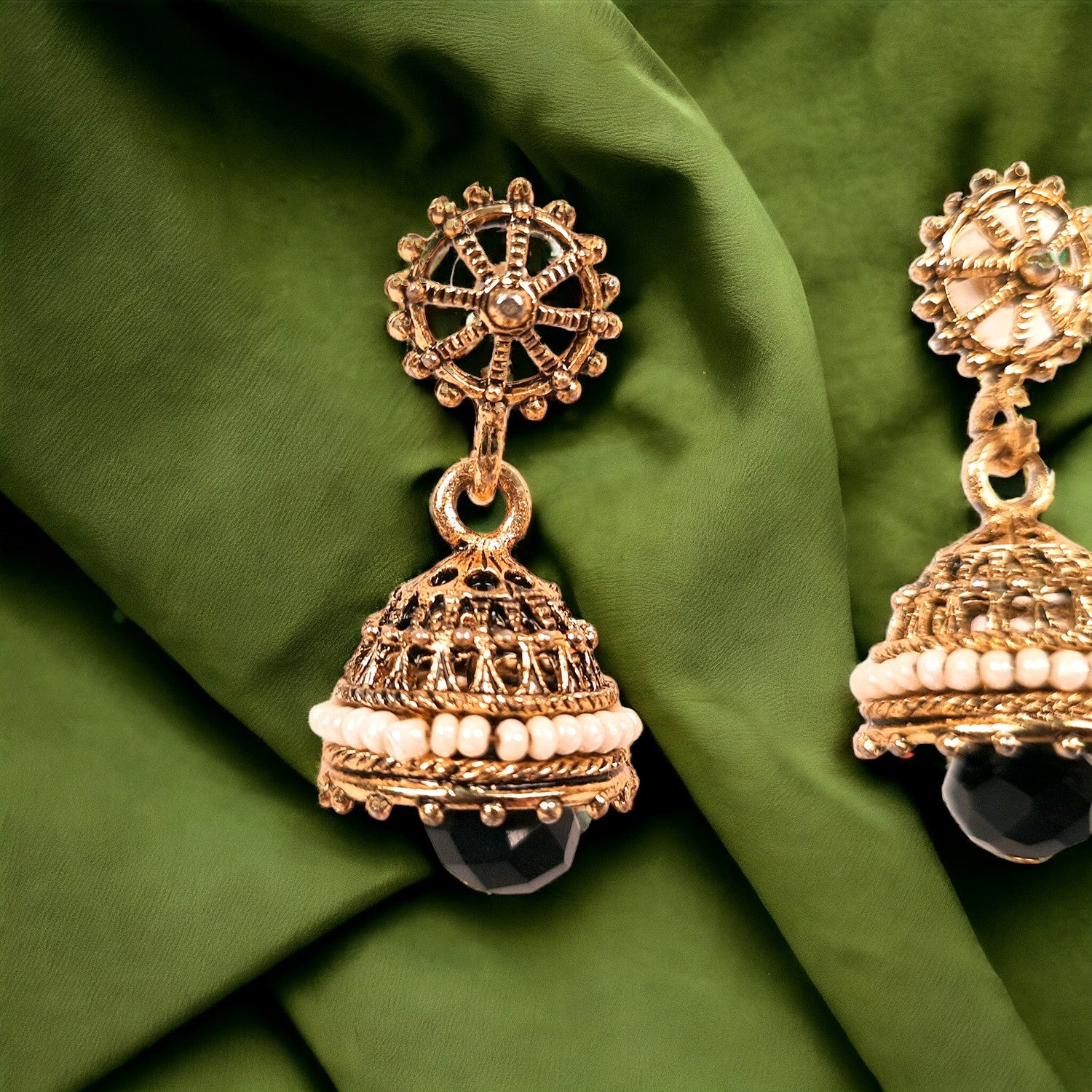 Earrings Jhumka - for Girls and Women | Latest Stylish Fashion Jewellery | Gifts for Her, Friendship Day, Valentine's Day Gift - apkamart