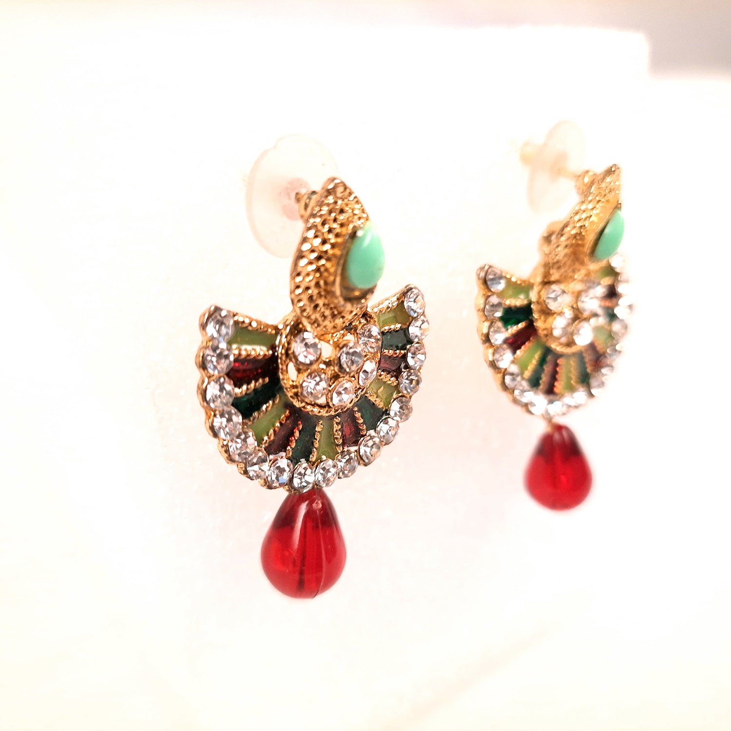 Earring Stud - Multicolour Floral Drop Earrings - for Girls and Women | Latest Stylish Fashion Jewellery | Gifts for Her, Friendship Day, Valentine's Day Gift - apkamart