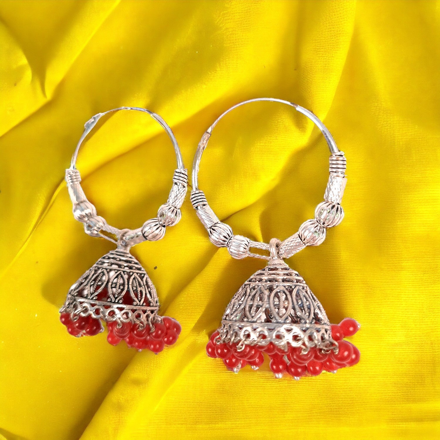 Earrings for Girls and Women - Jhumka | Oxidised Jewelry | Latest Stylish Fashion Jewellery | Gift for Her - Apkamart