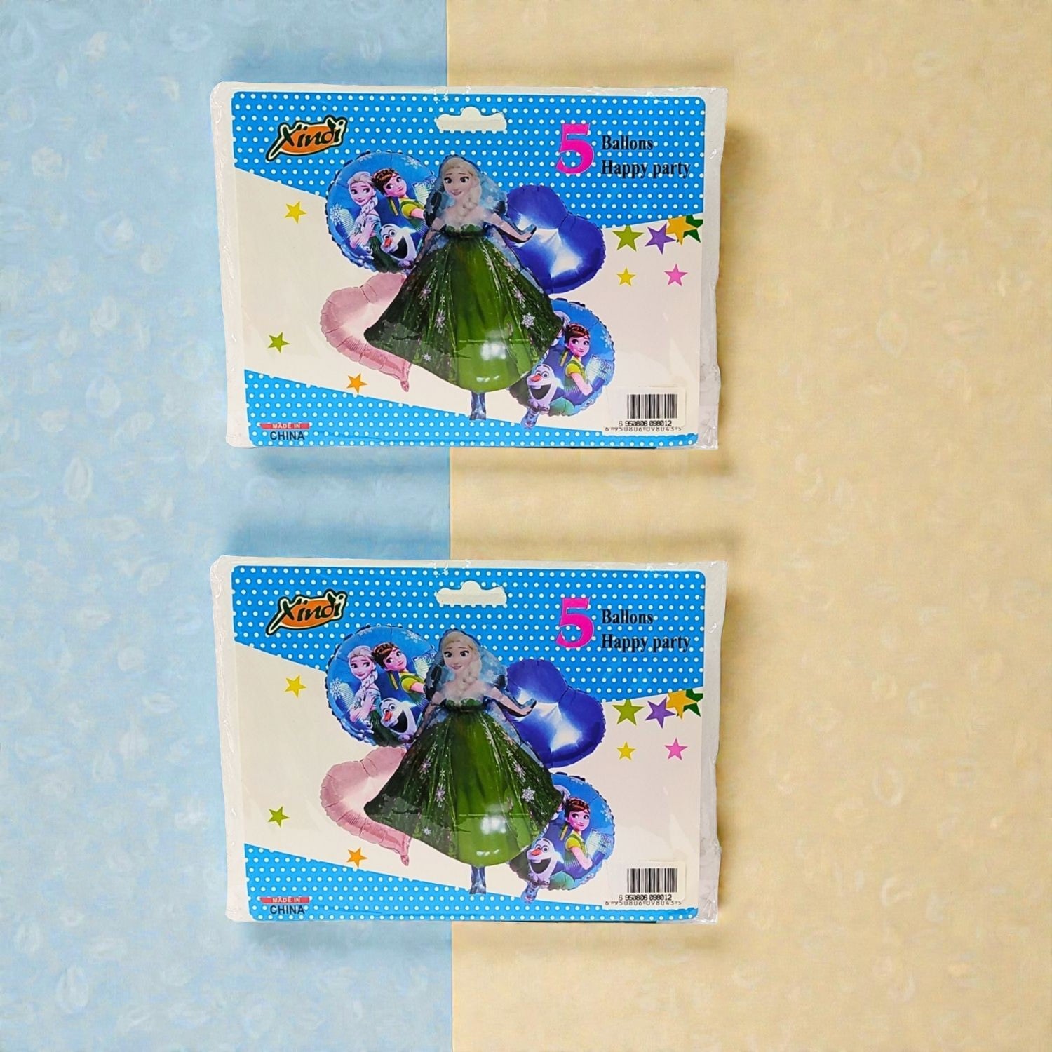 Elsa Design Birthday Balloons | Happy Birthday Balloons | Party Balloons Balloons for Kids Colorful Birthday Decorations for Home School Events - Apkamart #Style_Pack Of 2