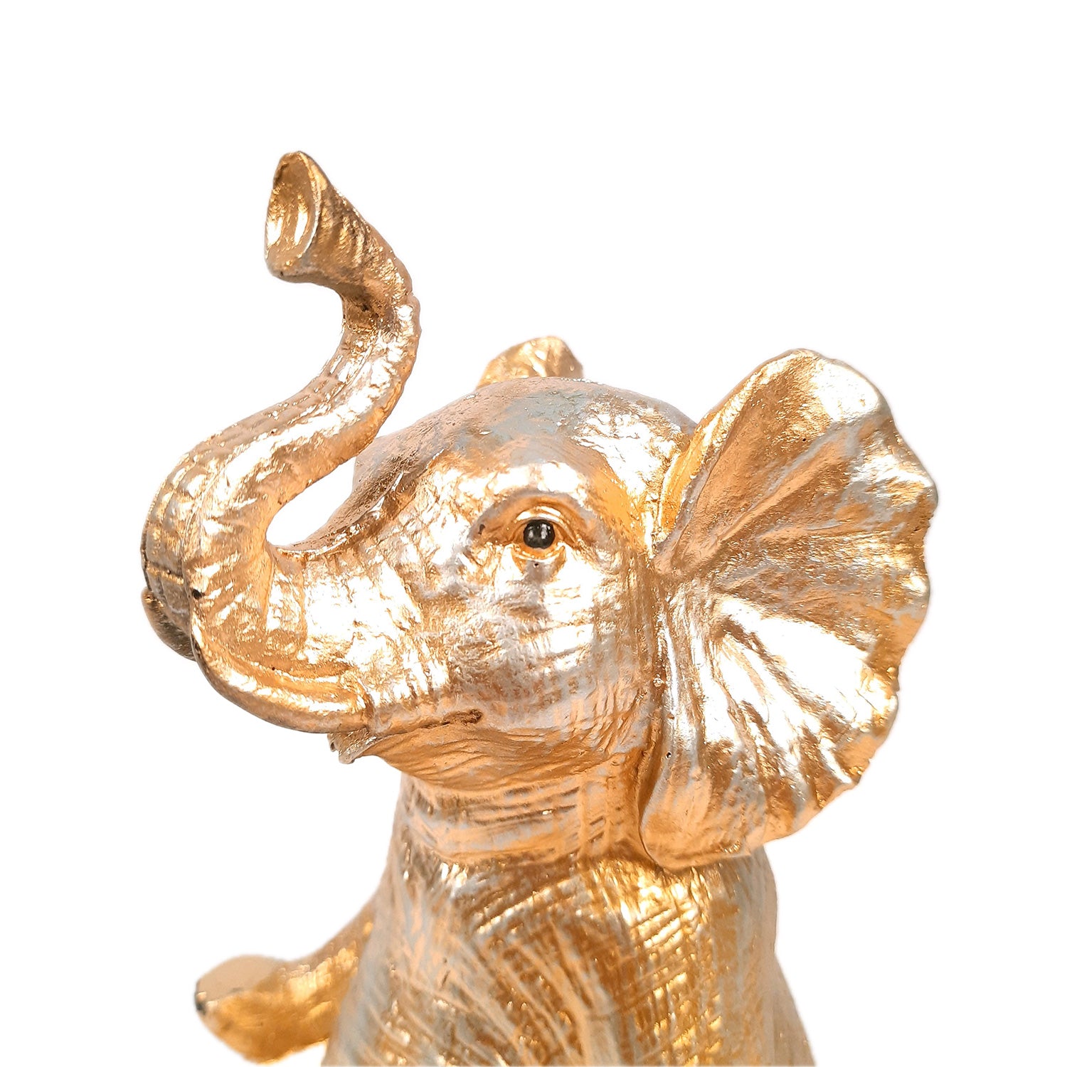 Elephant Statue - In Yoga Pose Showpiece Set | Elephant Figurines for Vastu & Good Luck - for Home Decor, Living Room, Office Desk & Gifts - Pack of 3 - Apkamart