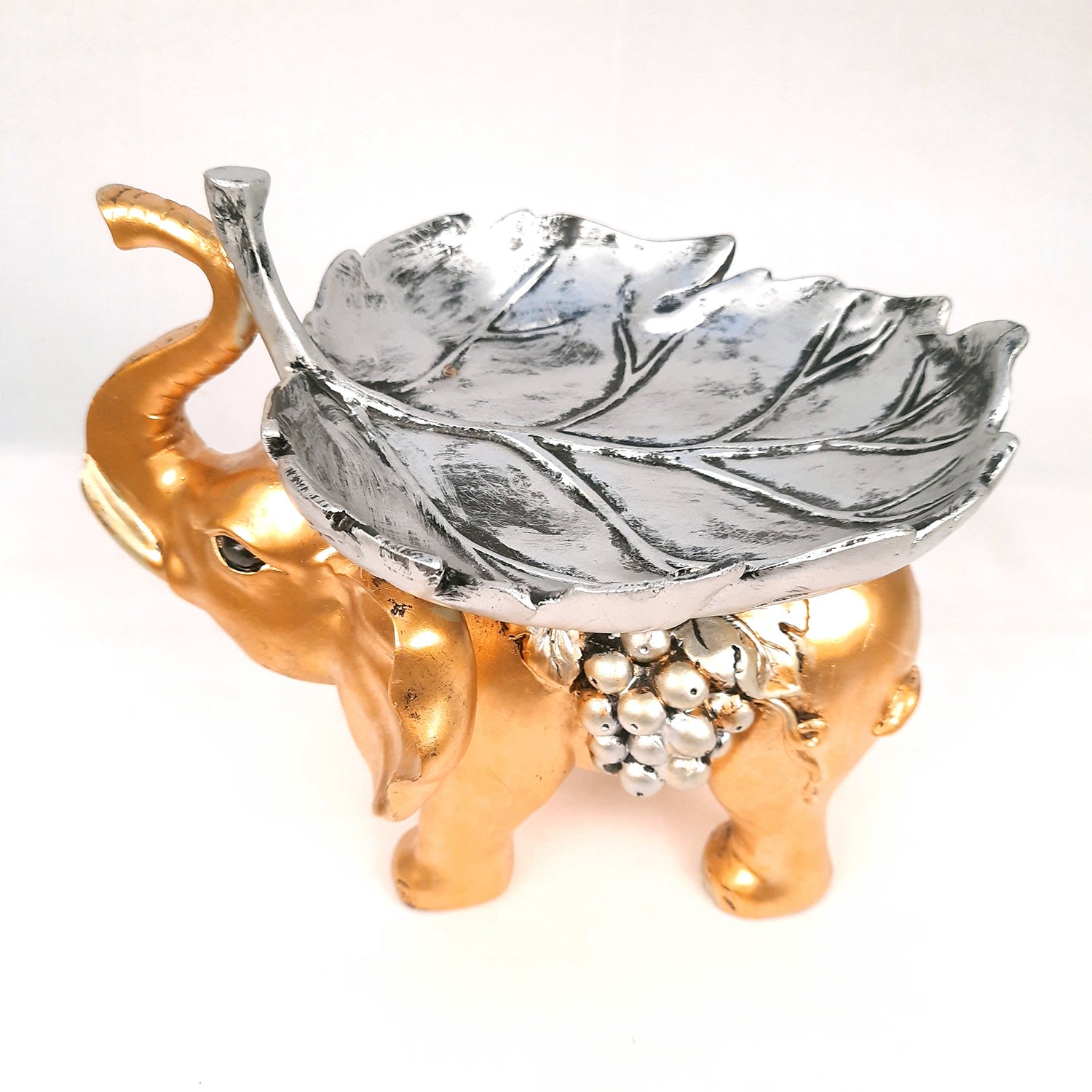 Elephant Statue Showpiece Set | Elephant Figurines for Vastu & Good Luck - for Home Decor, Living Room, Office Desk & Gifts