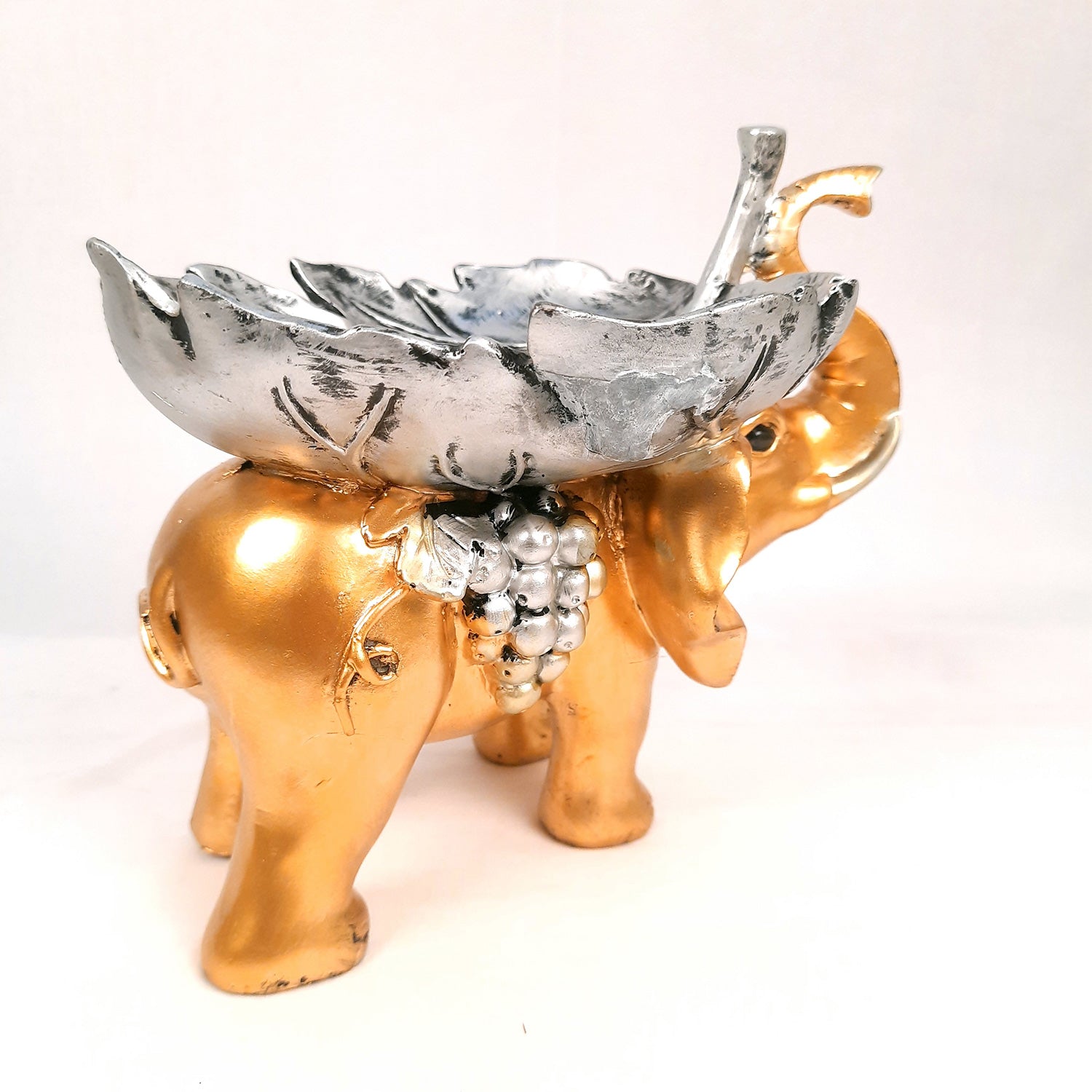 Elephant Statue Showpiece Set | Elephant Figurines for Vastu & Good Luck - for Home Decor, Living Room, Office Desk & Gifts