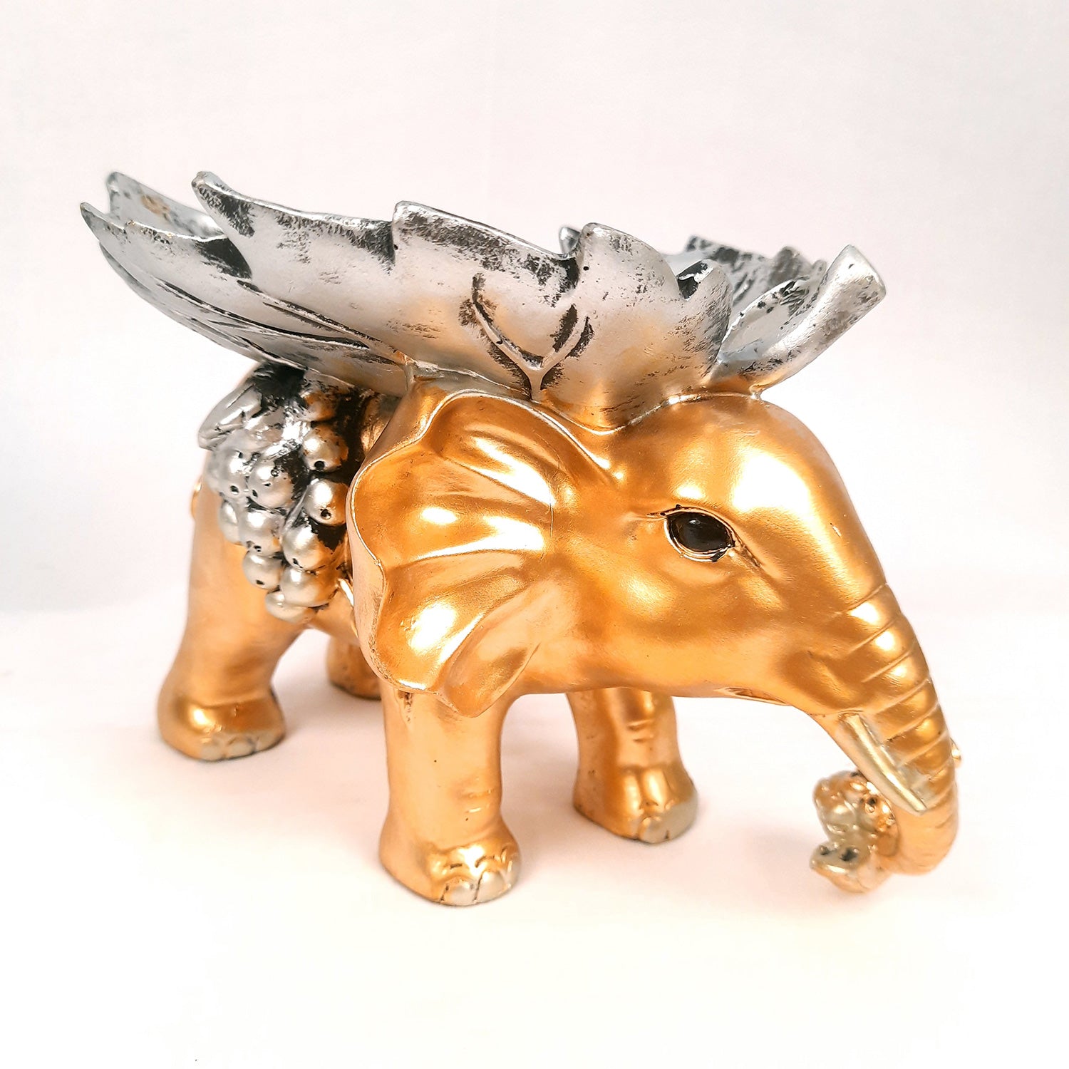 Elephant Statue Showpiece Set | Elephant Figurines for Vastu & Good Luck - for Home Decor, Living Room, Office Desk & Gifts