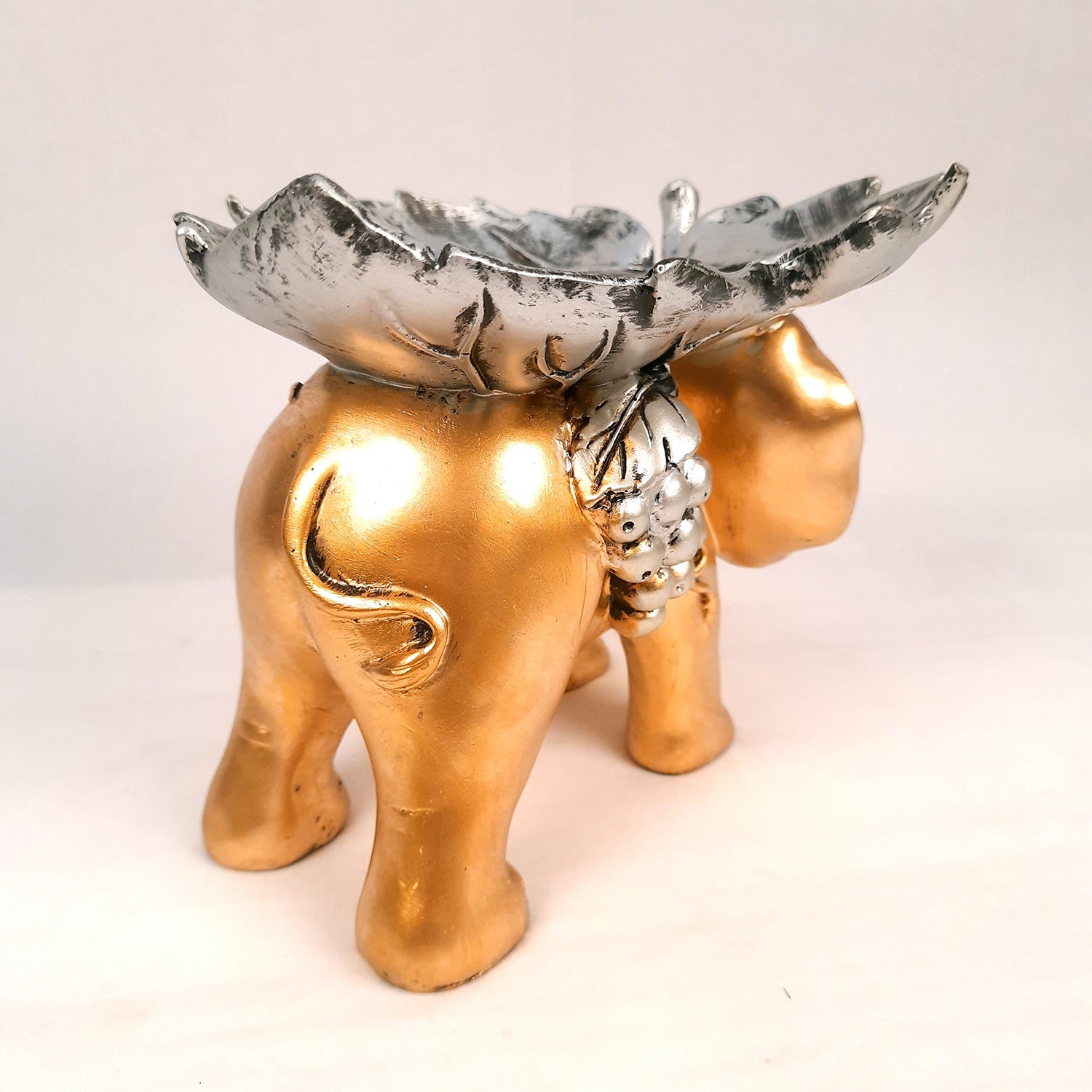 Elephant Statue Showpiece Set | Elephant Figurines for Vastu & Good Luck - for Home Decor, Living Room, Office Desk & Gifts