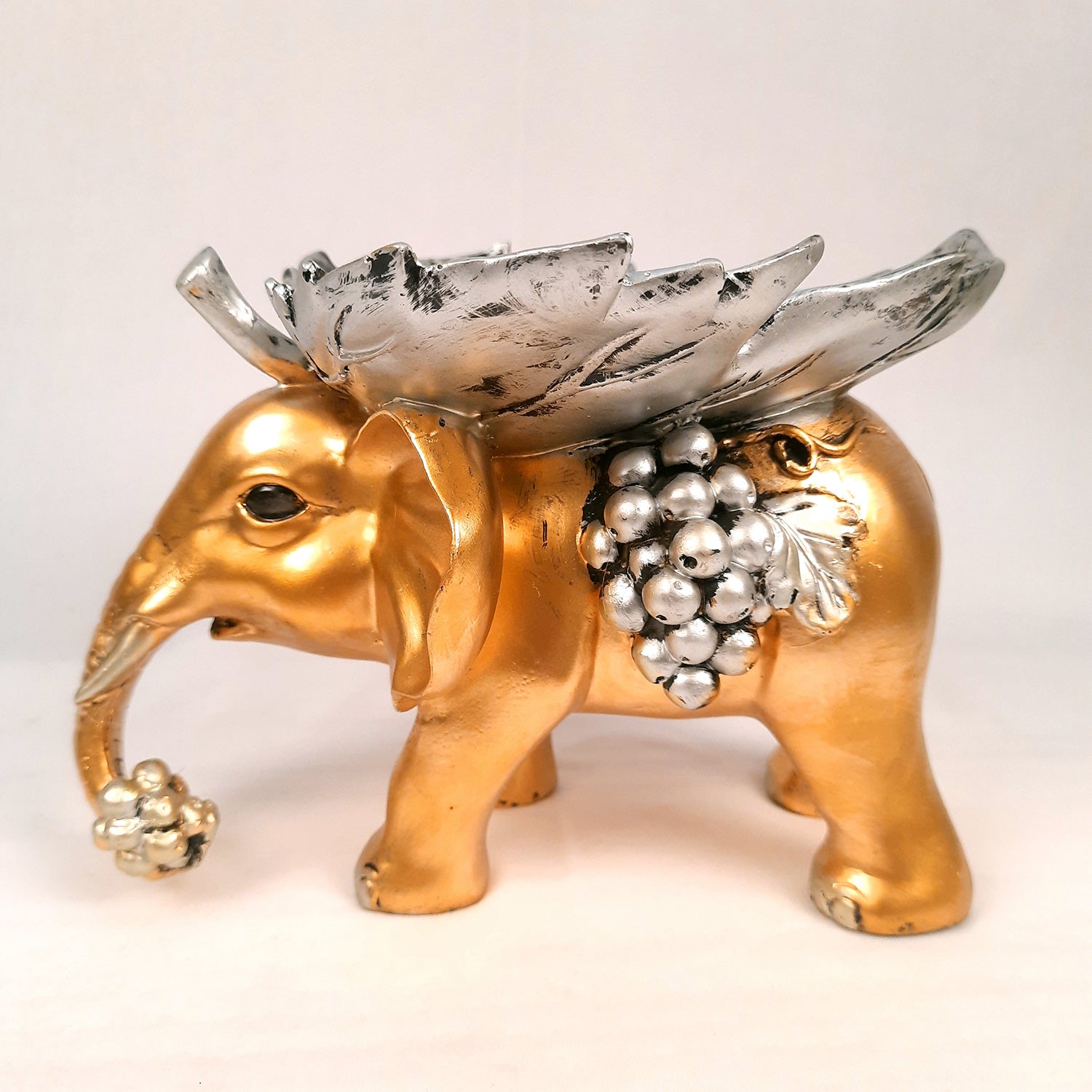 Elephant Statue Showpiece Set | Elephant Figurines for Vastu & Good Luck - for Home Decor, Living Room, Office Desk & Gifts