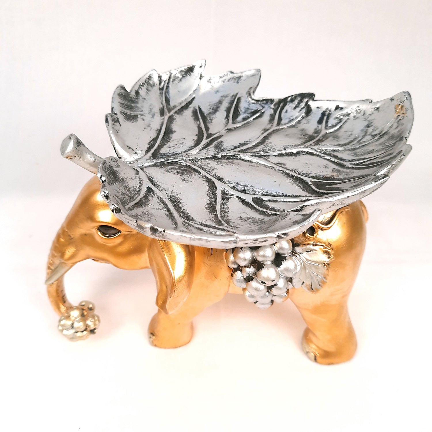 Elephant Statue Showpiece Set | Elephant Figurines for Vastu & Good Luck - for Home Decor, Living Room, Office Desk & Gifts