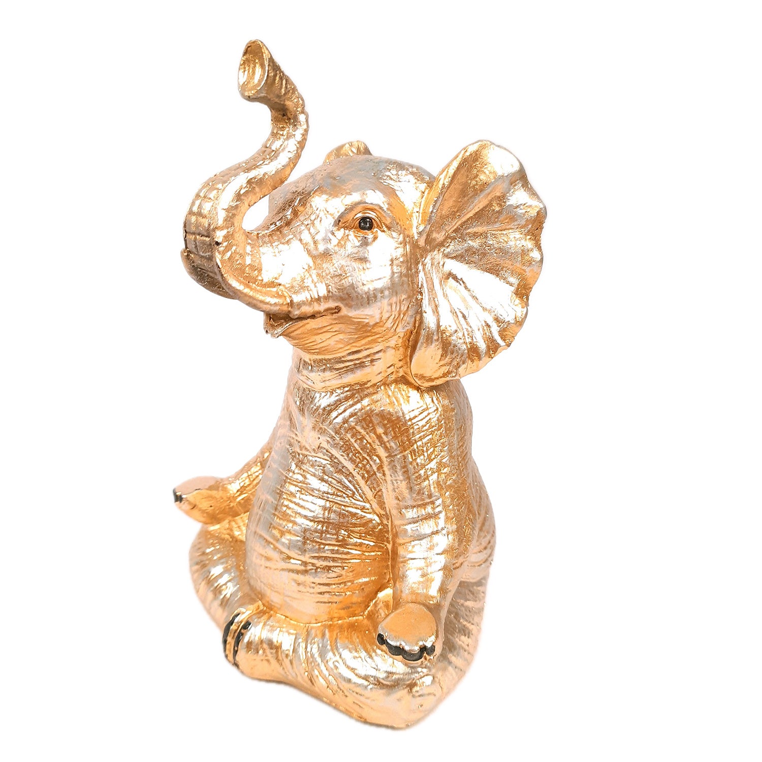 Elephant Statue - In Yoga Pose Showpiece Set | Elephant Figurines for Vastu & Good Luck - for Home Decor, Living Room, Office Desk & Gifts - Pack of 3 - Apkamart