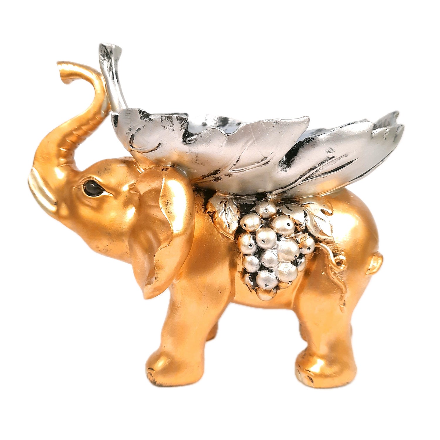 Elephant Statue Showpiece Set | Elephant Figurines for Vastu & Good Luck - for Home Decor, Living Room, Office Desk & Gifts