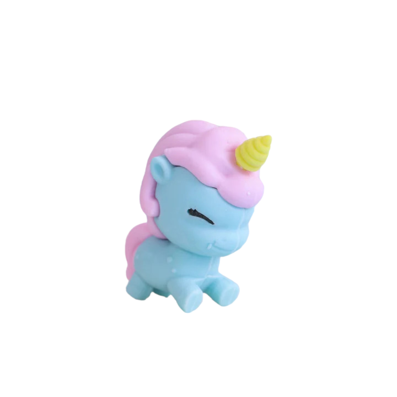 Colourful Unicorn Eraser Set - For Kids, Birthday Return Gift (Pack of 12)