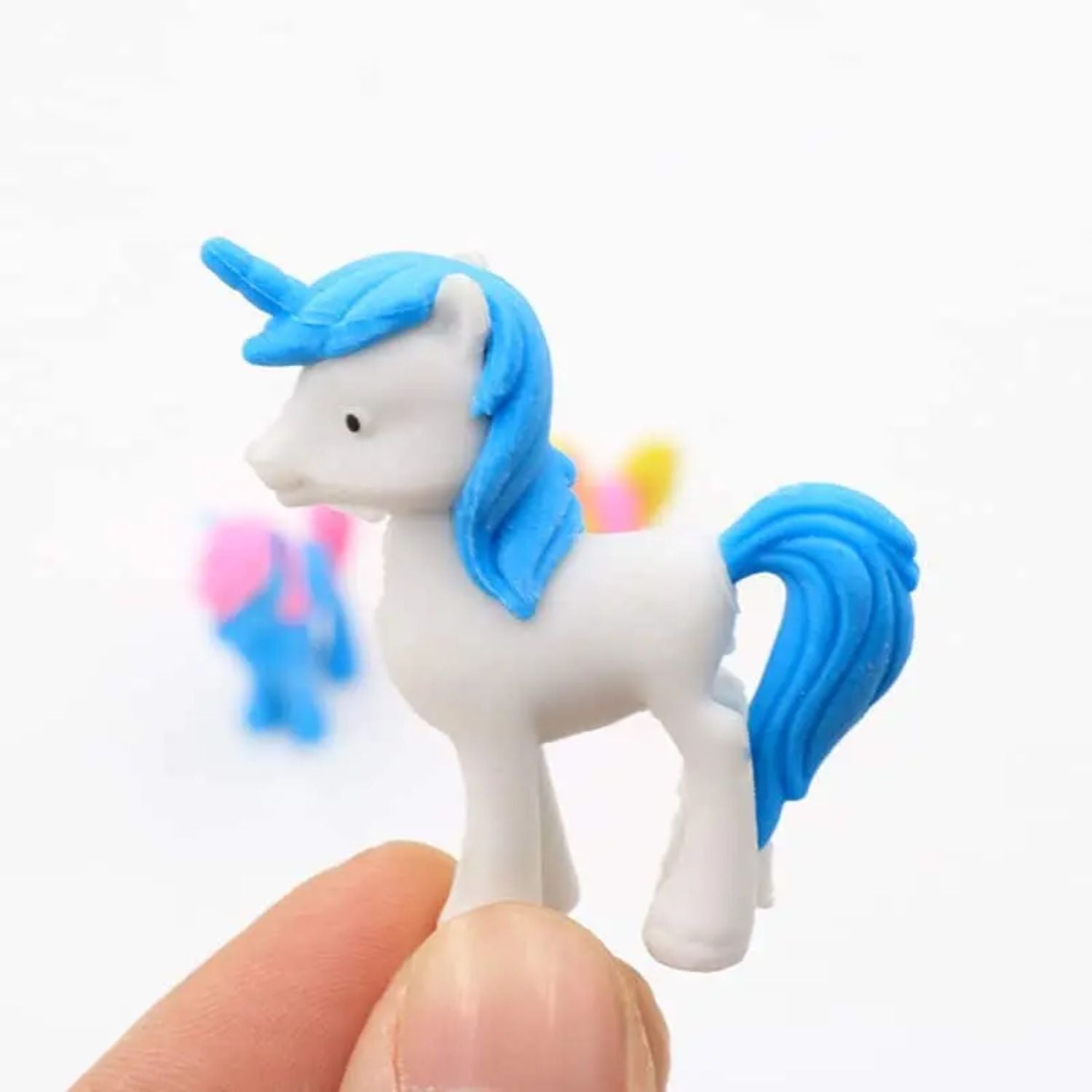 Unicorn Shape 3D Pencil Eraser - For Kids, Birthday Return Gift (Pack of 12)