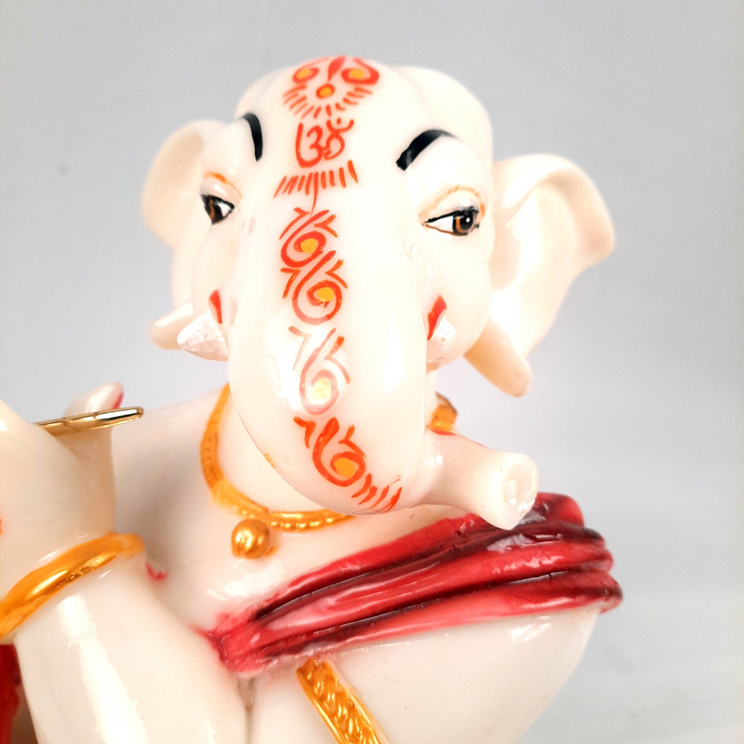 Ganesh Statue | Ganesha Idol Murti - for Puja, Home, Office Desk, Table, Living Room Decor | Diwali & Housewarming Gift - 10 Inch - apkamart