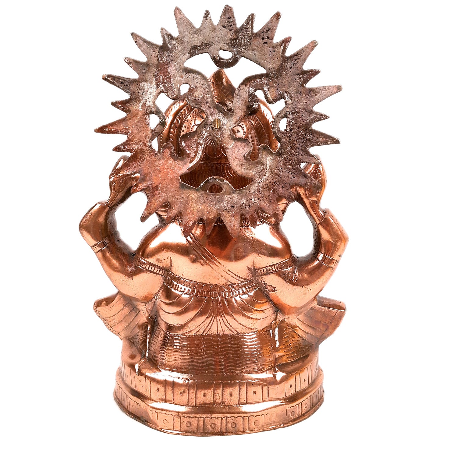 Ganesh Statue | Ganesha Idol Murti - for Puja, Home, Living Room Decor | Religious & Spiritual Art | Diwali & Housewarming Gift - 14 Inch - Apkamart