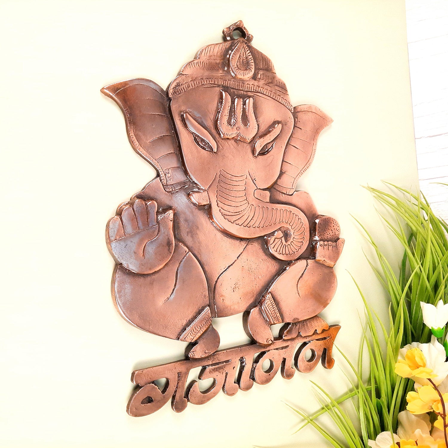 Ganesh Wall Hanging | Lord Ganesha Wall Statue Decor - apkamart