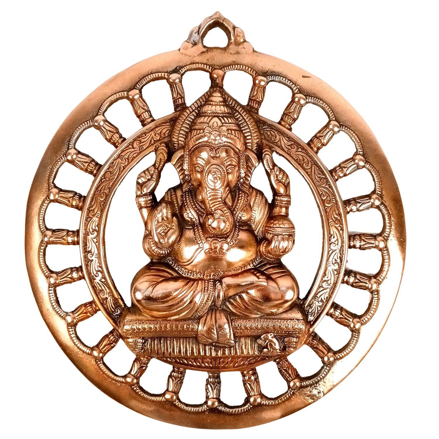 Ganesh Wall Hanging Statue | Ganesha Wall Idol for Puja, Home, Living Room Decor | Diwali & Housewarming Gift - 12 Inch - Apkamart