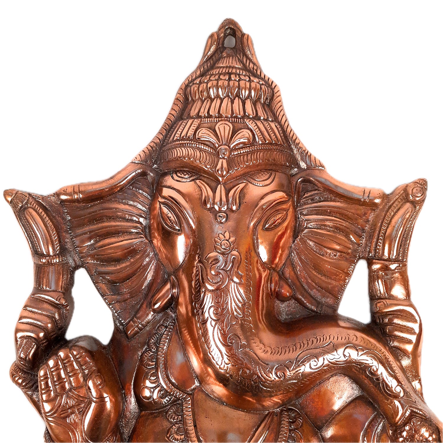 Ganesh Wall Hanging Statue | Ganesha Wall Idol for Puja, Home, Living Room Decor | Diwali & Housewarming Gift - Apkamart