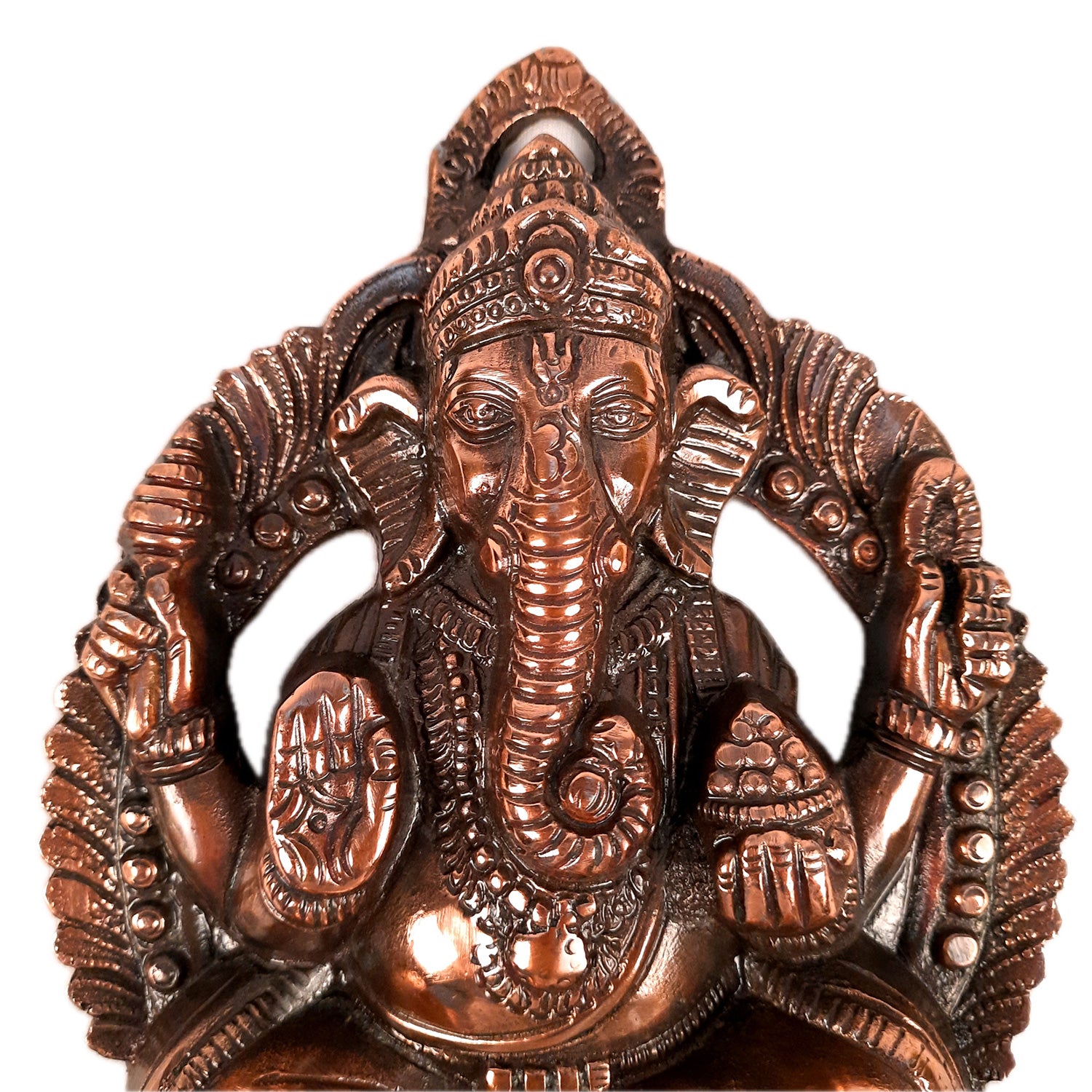 Ganesh Wall Hanging Statue | Ganesha Wall Idol for Puja, Home, Living Room Decor | Diwali & Housewarming Gift - 12 Inch - apkamart