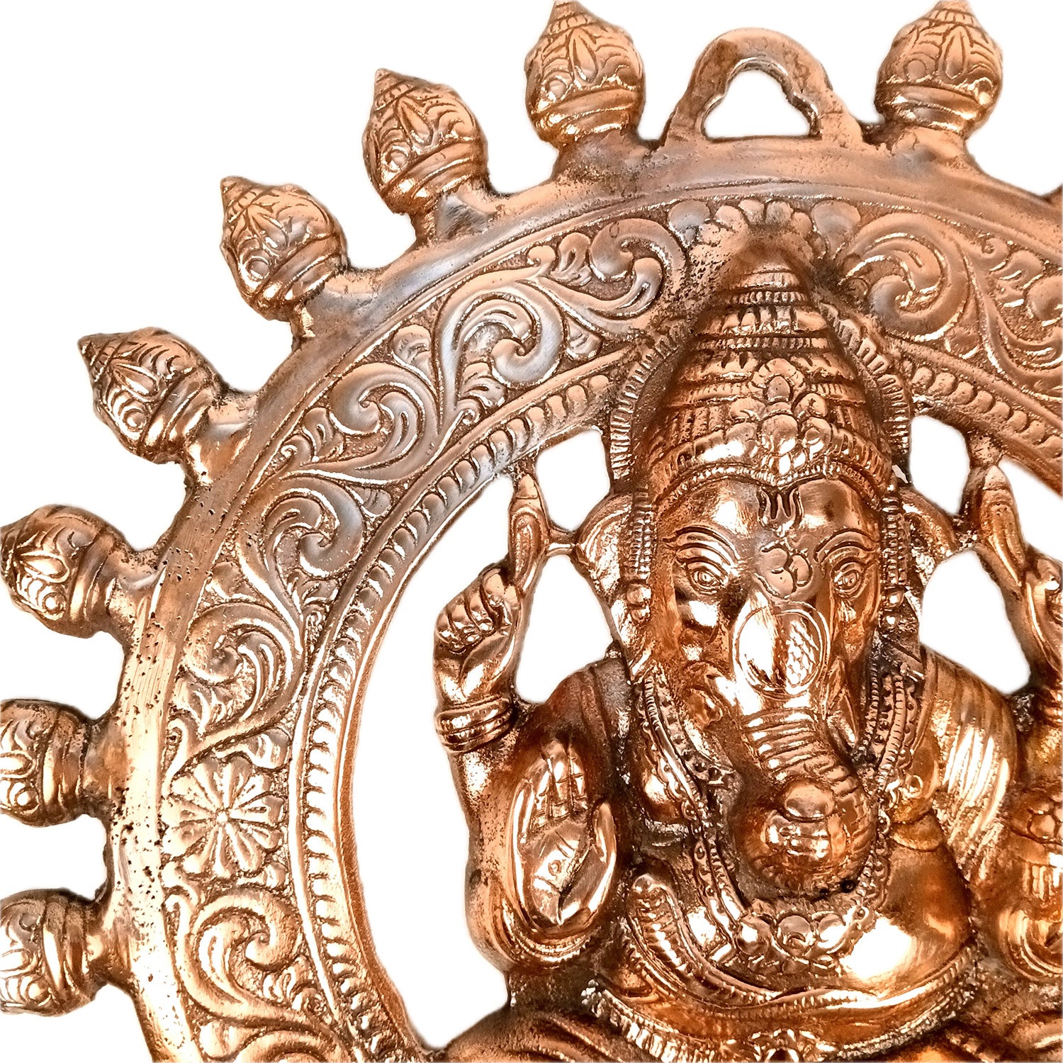 Ganesh Wall Hanging Statue | Ganesha Wall Idol for Puja, Home, Living Room Decor | Diwali & Housewarming Gift - 17 Inch - Apkamart