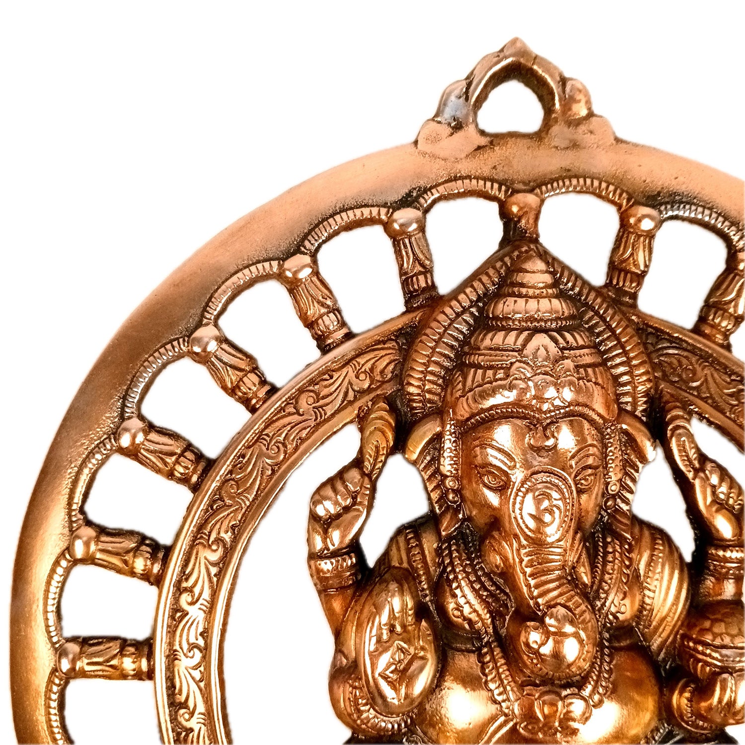 Ganesh Wall Hanging Statue | Ganesha Wall Idol for Puja, Home, Living Room Decor | Diwali & Housewarming Gift - 12 Inch - Apkamart