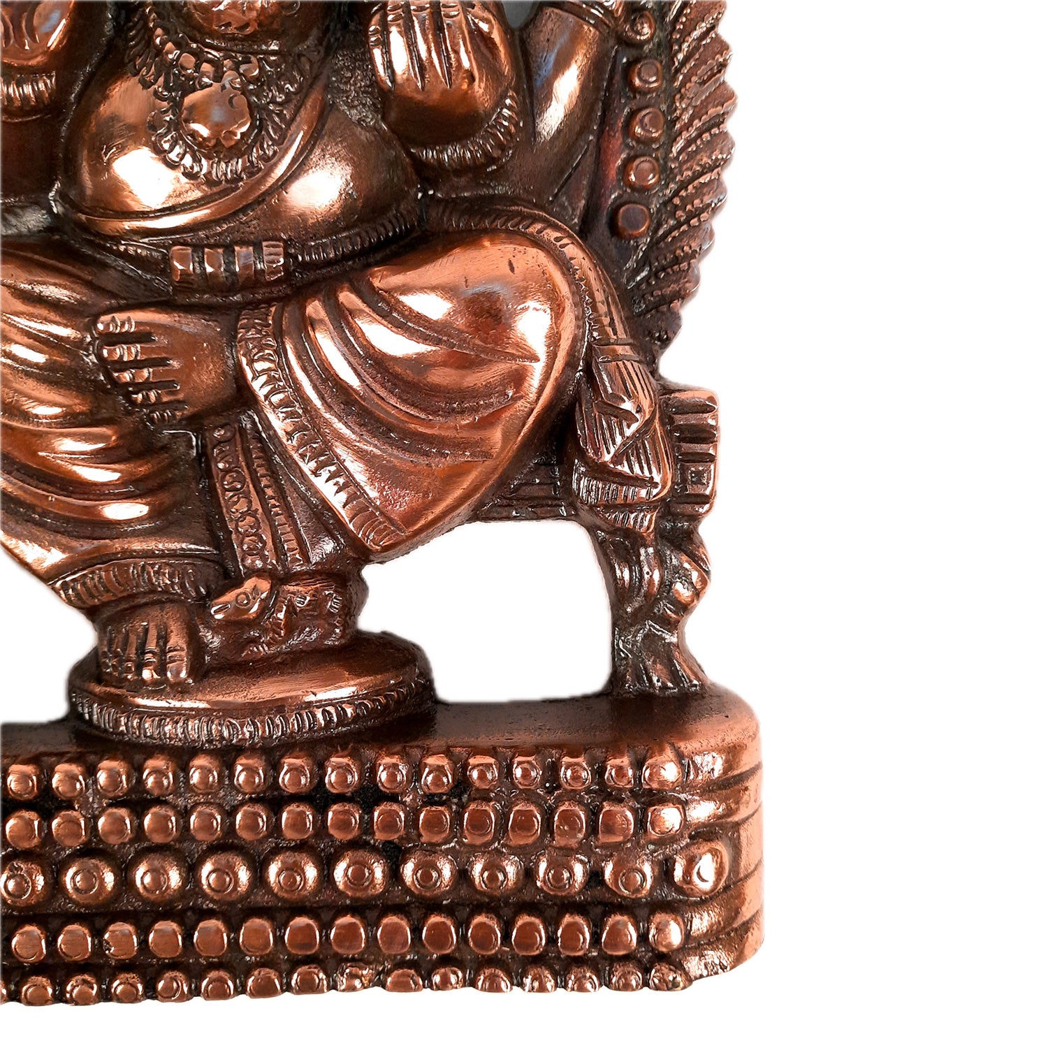 Ganesh Wall Hanging Statue | Ganesha Wall Idol for Puja, Home, Living Room Decor | Diwali & Housewarming Gift - 12 Inch - apkamart