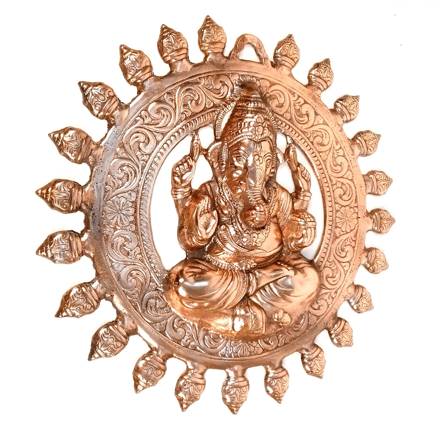 Ganesh Wall Hanging Statue | Ganesha Wall Idol for Puja, Home, Living Room Decor | Diwali & Housewarming Gift - 17 Inch - Apkamart