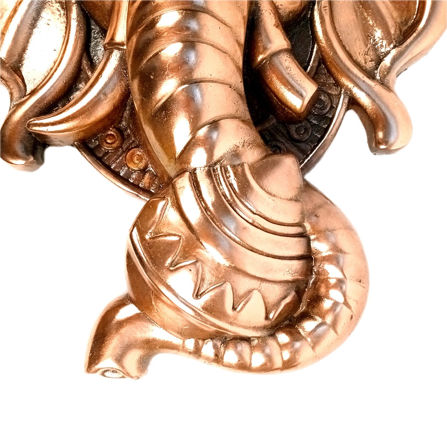 Ganesh Idol Wall Hanging | Lord Ganesha Face Wall Statue Decor - For Puja, Home & Entrance Living Room & Gift - 25 Inch - Apkamart