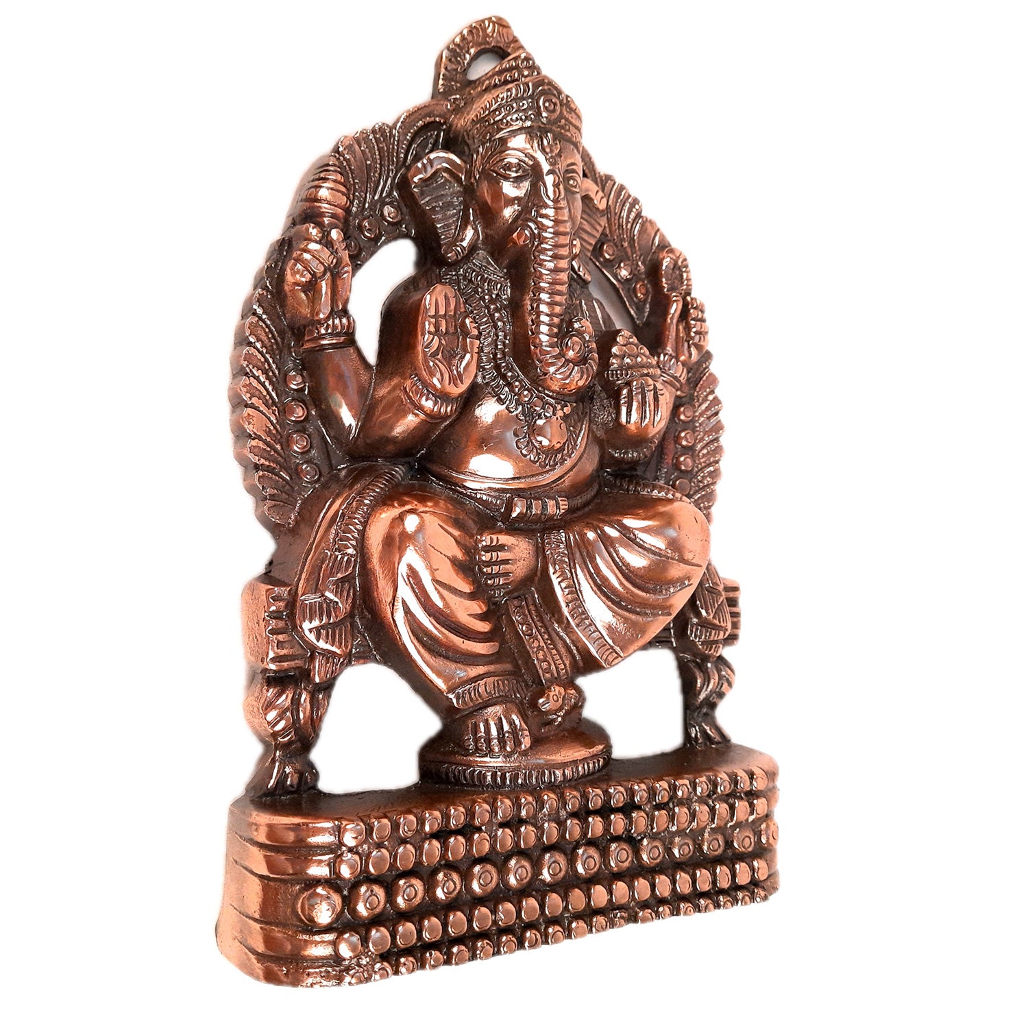 Ganesh Wall Hanging Statue | Ganesha Wall Idol for Puja, Home, Living Room Decor | Diwali & Housewarming Gift - 12 Inch - apkamart