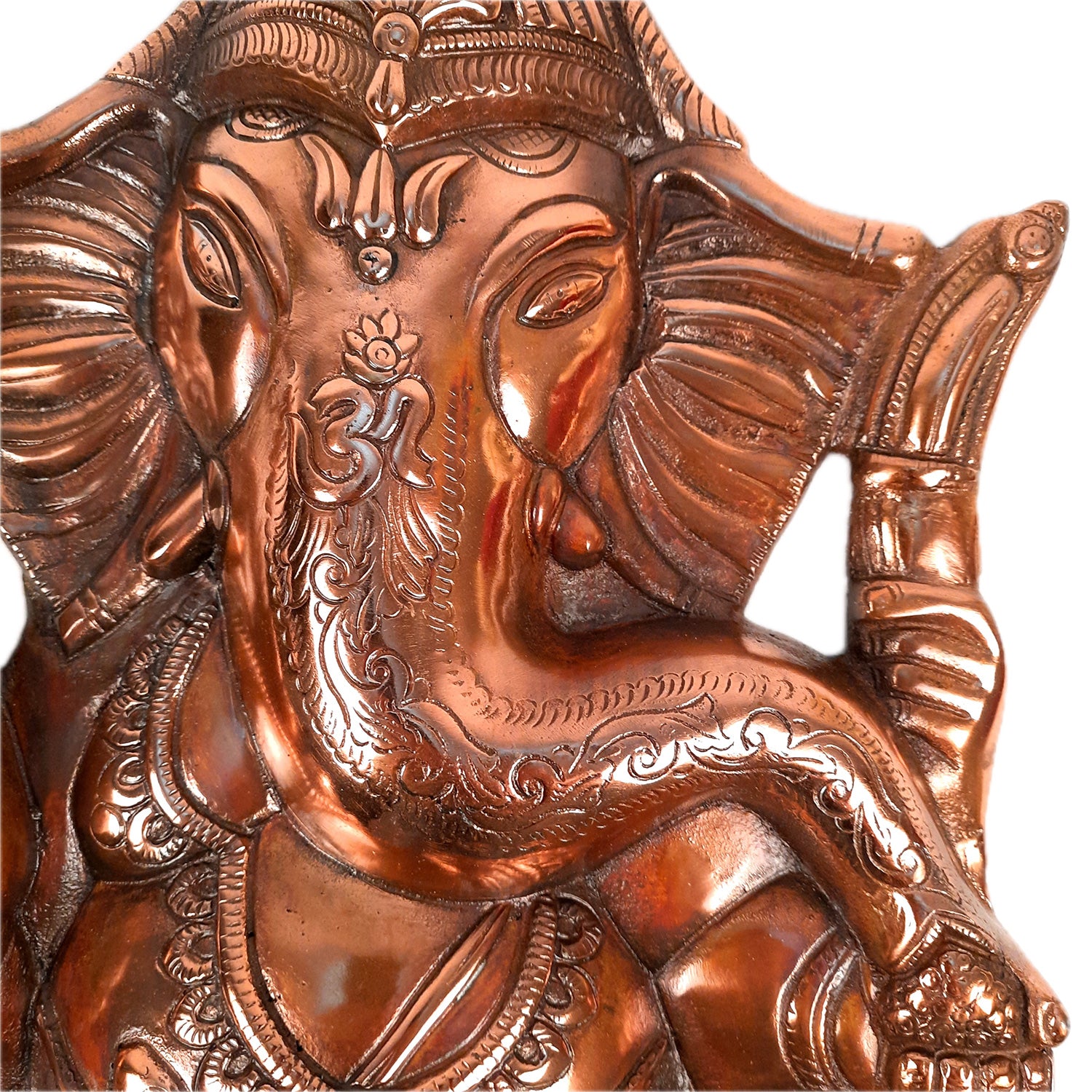 Ganesh Wall Hanging Statue | Ganesha Wall Idol for Puja, Home, Living Room Decor | Diwali & Housewarming Gift - Apkamart