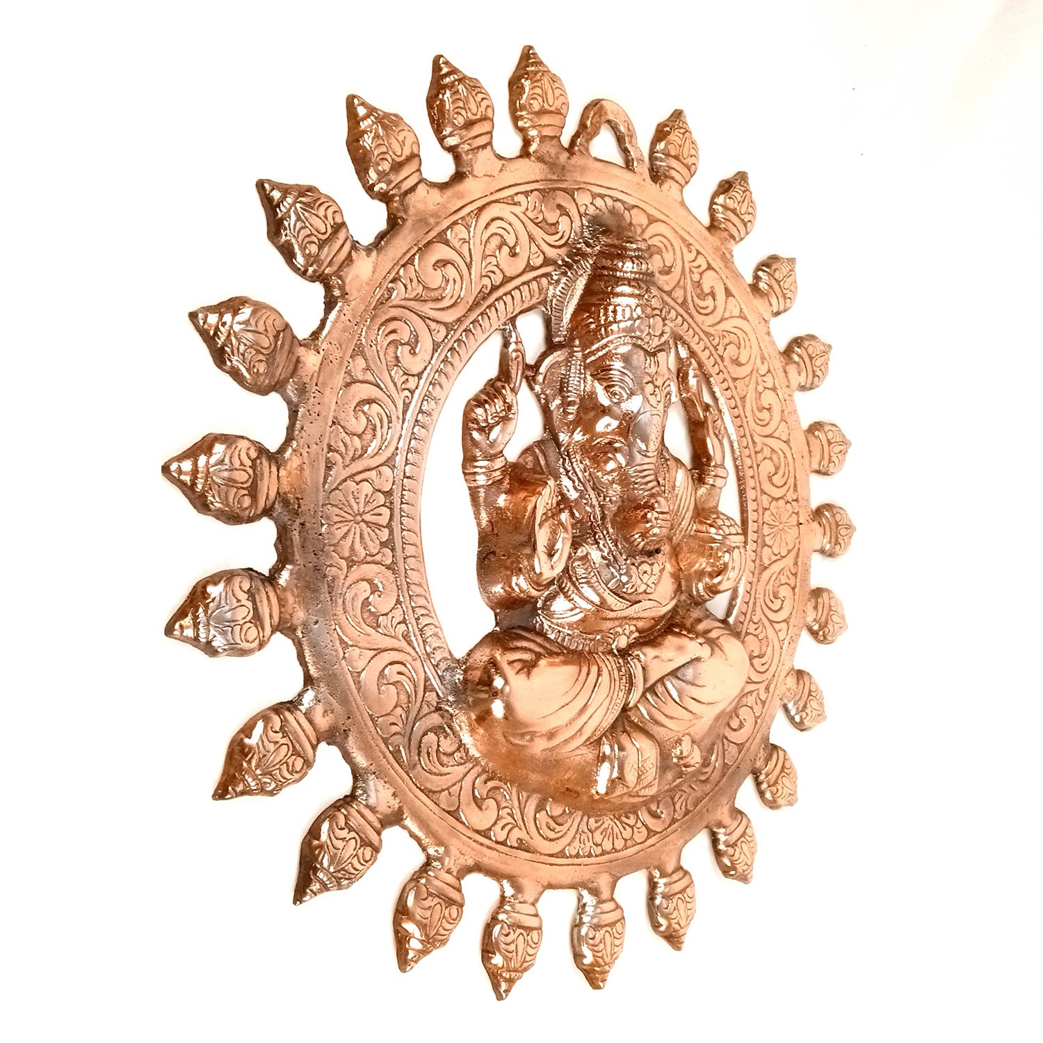 Ganesh Wall Hanging Statue | Ganesha Wall Idol for Puja, Home, Living Room Decor | Diwali & Housewarming Gift - 17 Inch - Apkamart